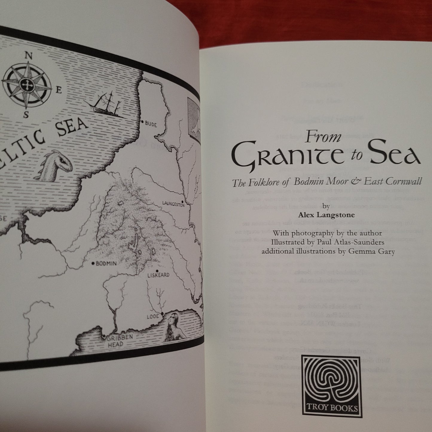 From Granite to Sea: The Folklore of Bodmin Moor & East Cornwall by Alex Langstone (Troy Books, 2018) Paperback Edition