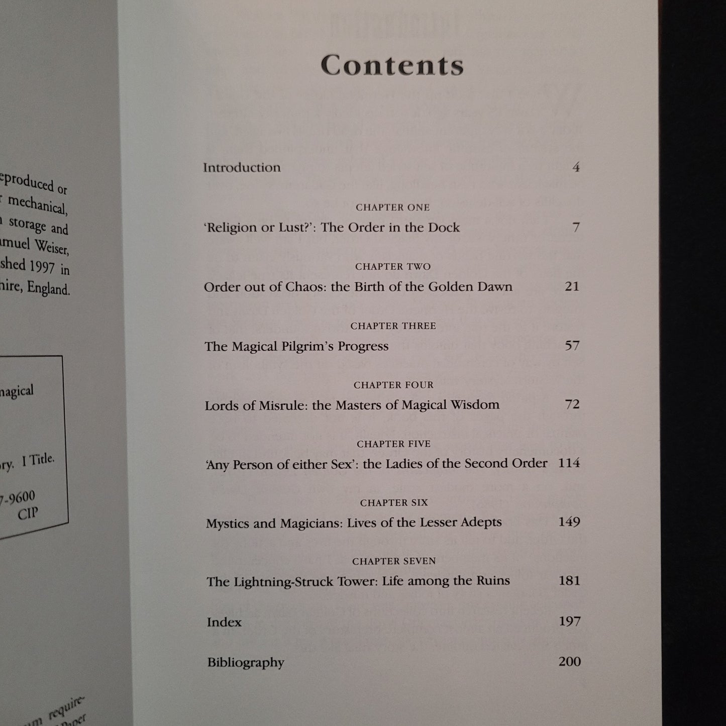 The Golden Dawn Scapbook: The Rise and Fall of a Magical Order by R.A. Gilbert (Samuel Weiser, Inc., 1997)