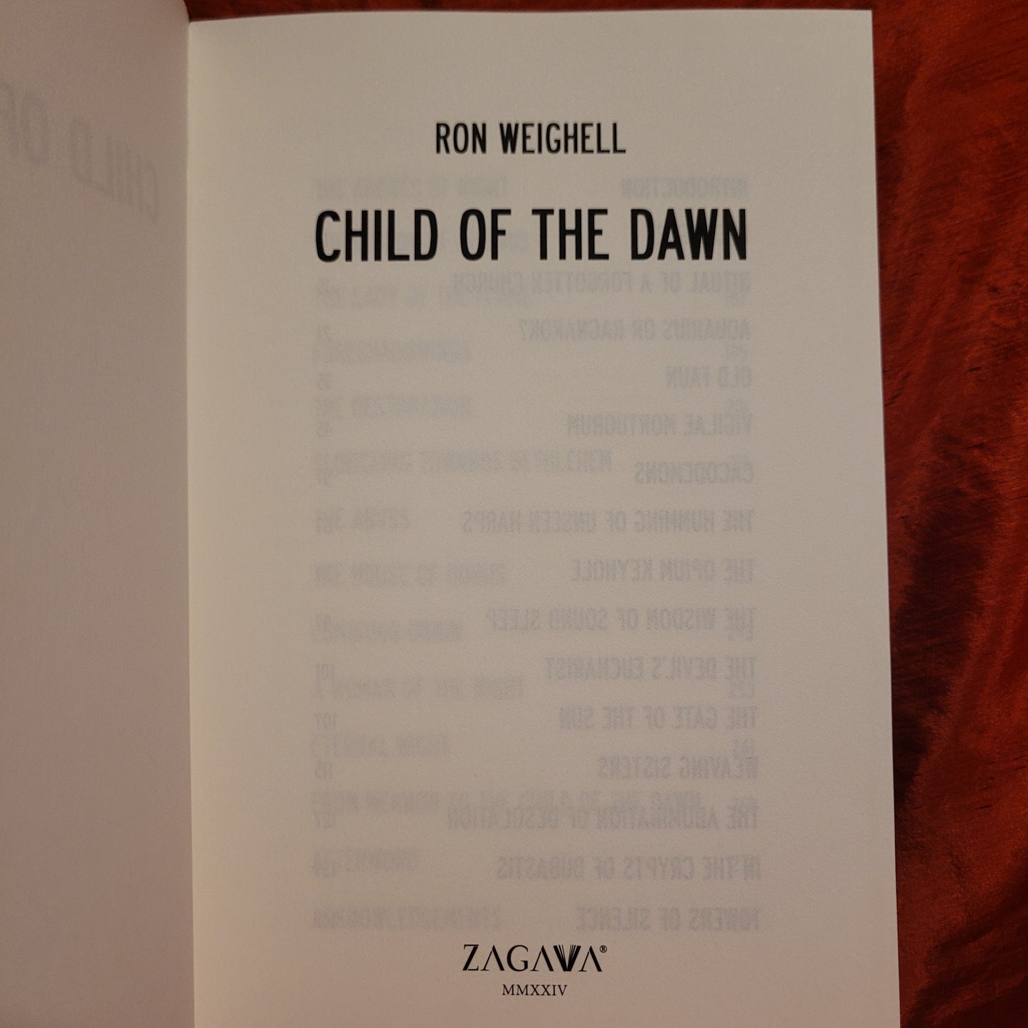 Child of the Dawn by Weighell (Zagava, 2024) Hardcover Numbered Edition Limited to 199 Copies