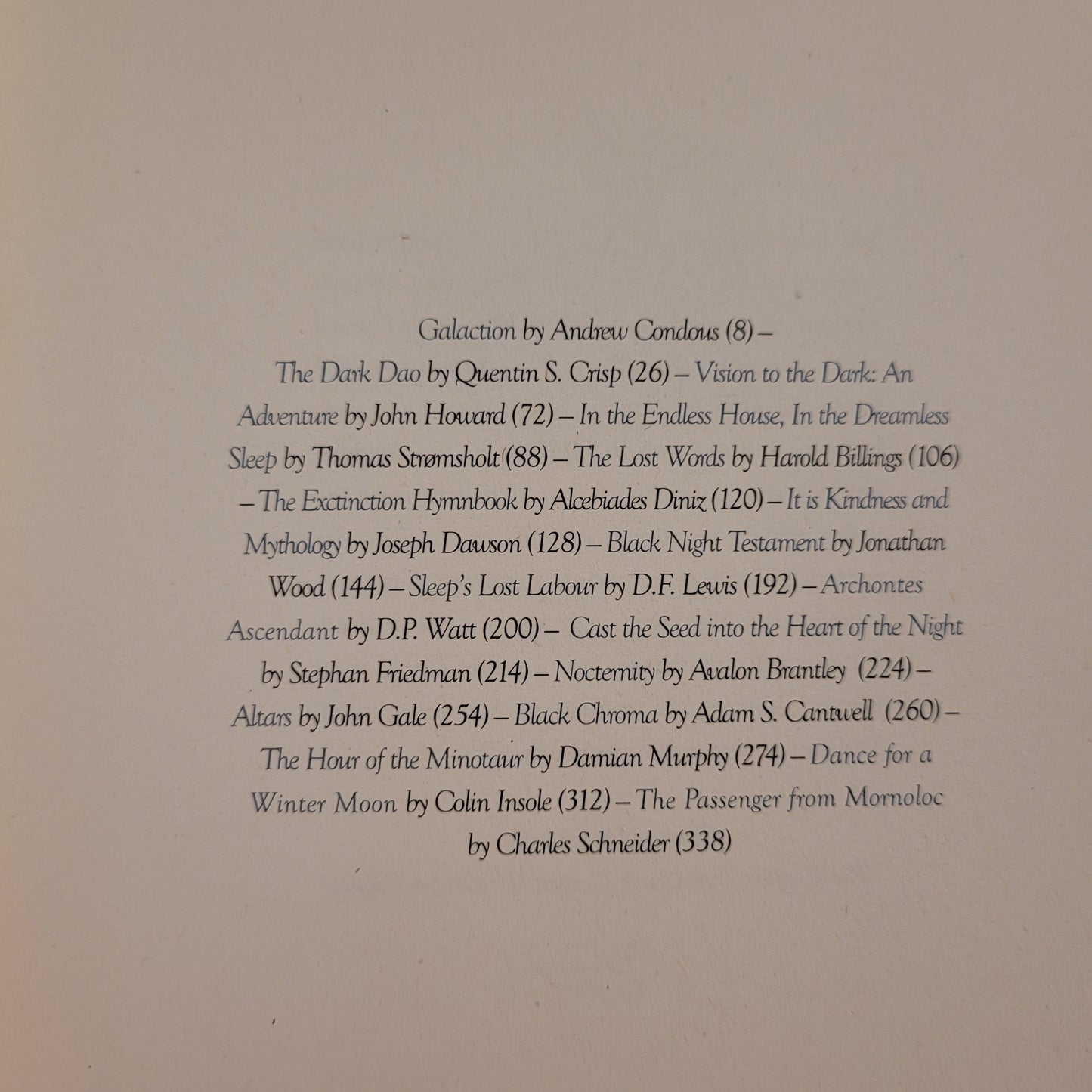 The Gift of the Kos'mos  Cometh! Edited by Damian Murphy & Geticus Polus (Mount Abraxas Press, 2016) Cloth Hardcover Limited to 100 Copies