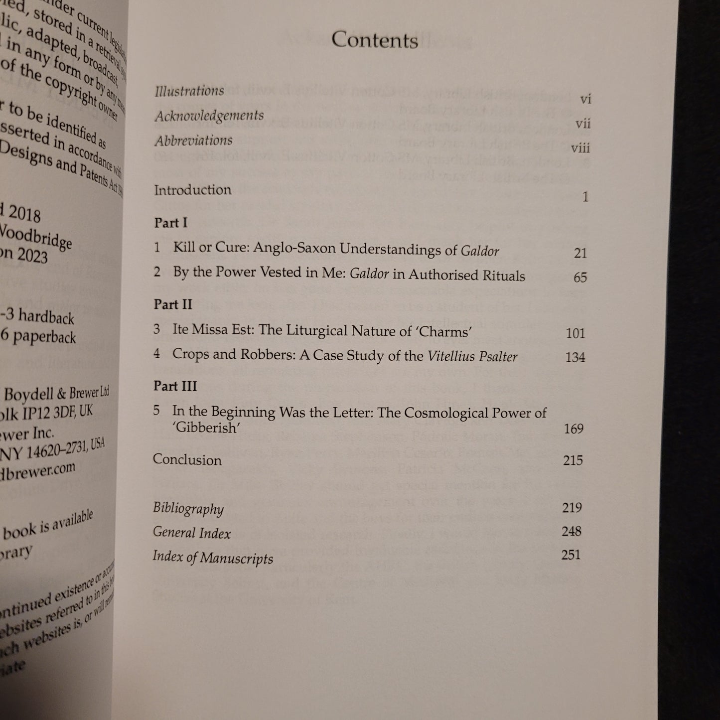 'Charms', Liturgies, and Secret Rites in Early Modern England by Ciaran Arthur (The Boydell Press, 2018) Paperback