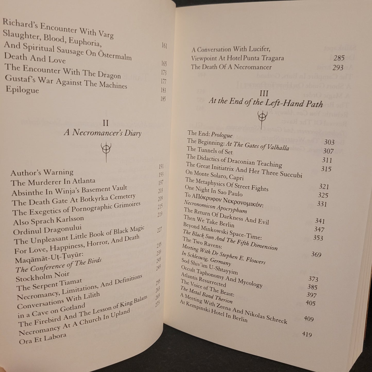 The Mephistophelian Trilogy: A Draconian Autobiography by Thomas Karlsson (Manus Sinistra Publishing, 2024) Softcover Edition Limited to 300 Copies