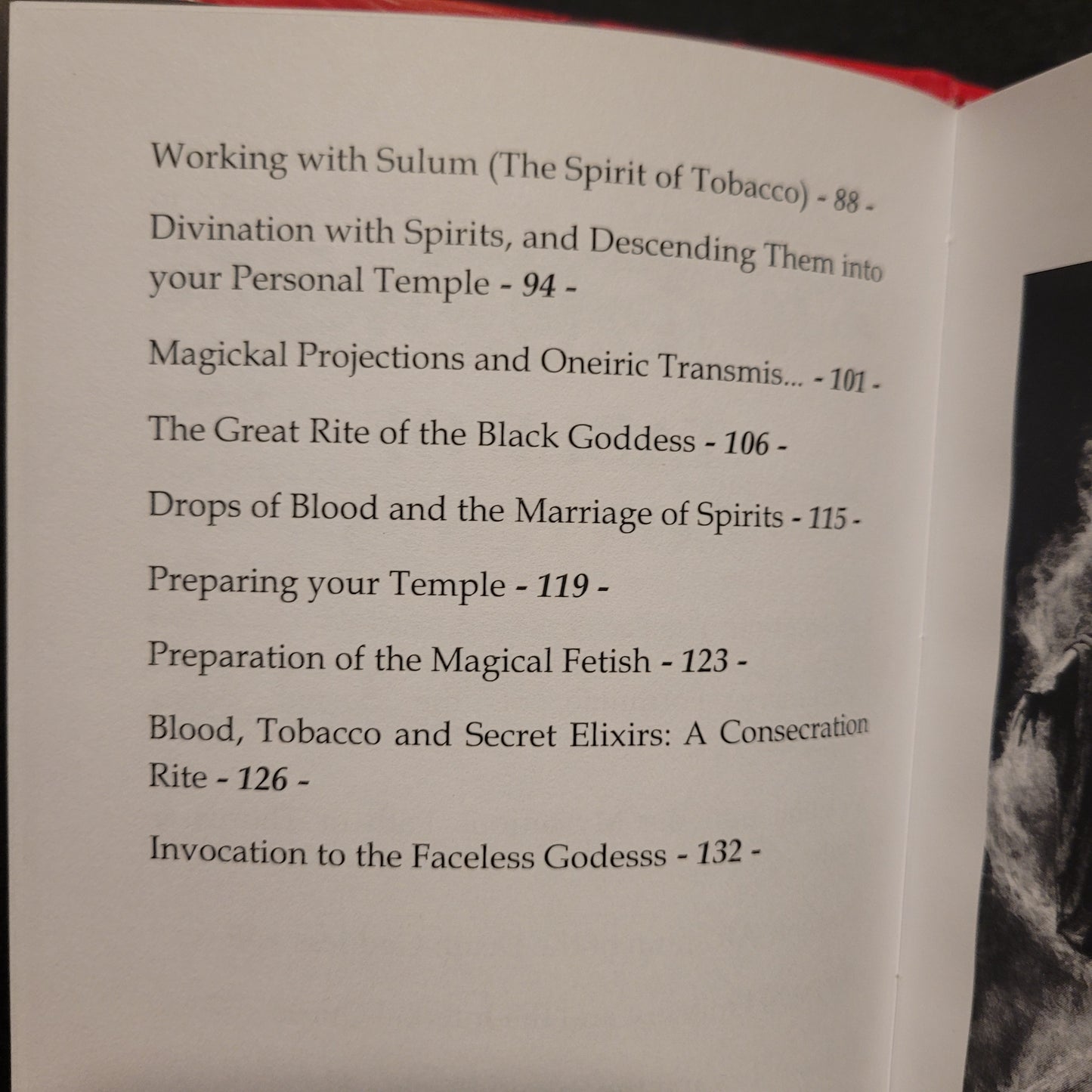 Qaloh-Menah: The Faceless Goddess by Madame Orfa (Sirius Limited Esoterica, 2024)  Standard Hardcover Edition Limited to 111 Copies