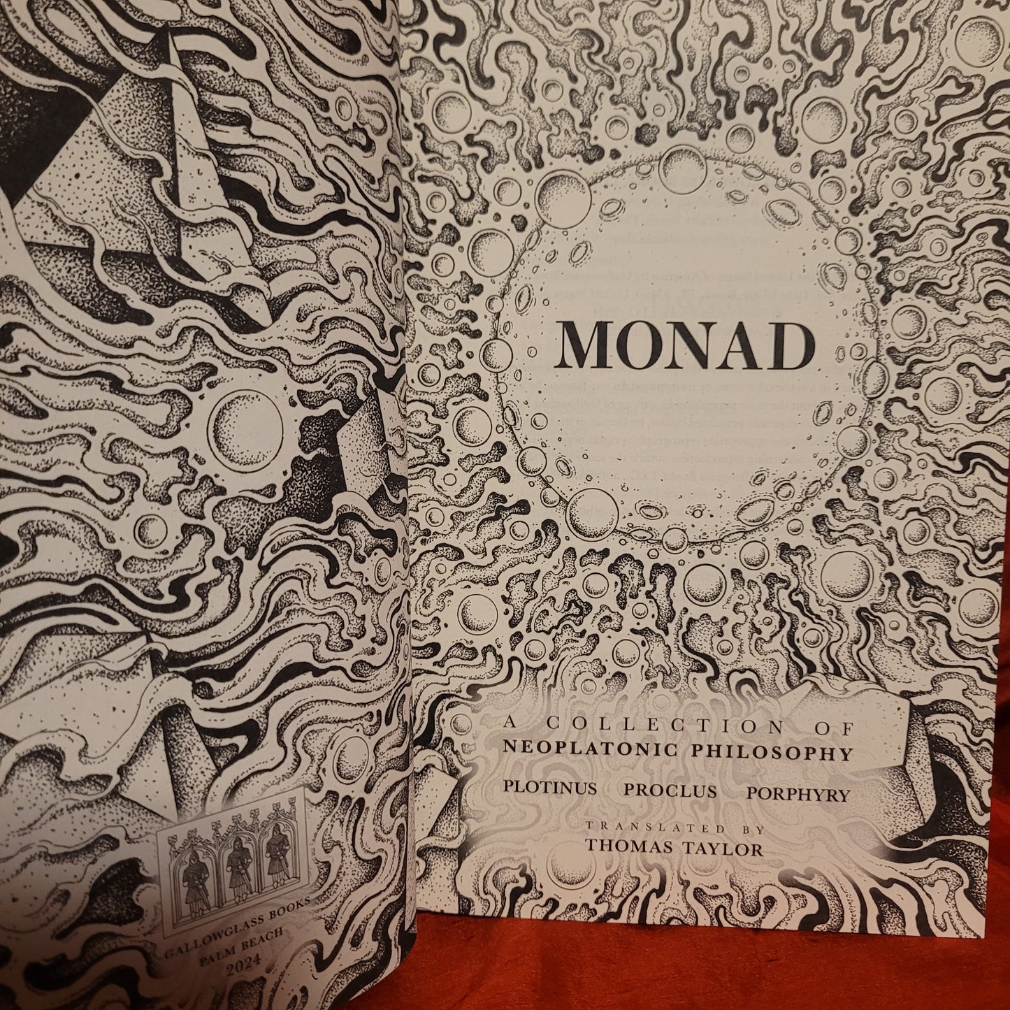 MONAD by Plotinus, Porphyry, and Proclus (Gallowglass Books, 2024) Hardcover