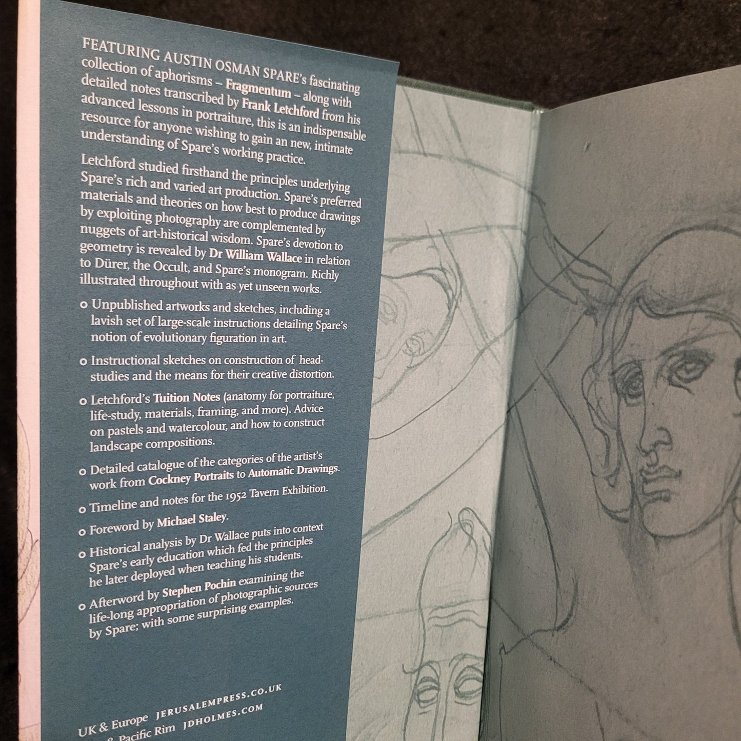 The Static Alignments: Austin Osman Spare's School of Draughtsmanship by Austin Osman Spare, Frank Letchford, Dr William Wallace, Michael Staley, & Stephen Pochin (Jerusalem Press, 2020) Standard Hardback Edition Limited to 500 Copies