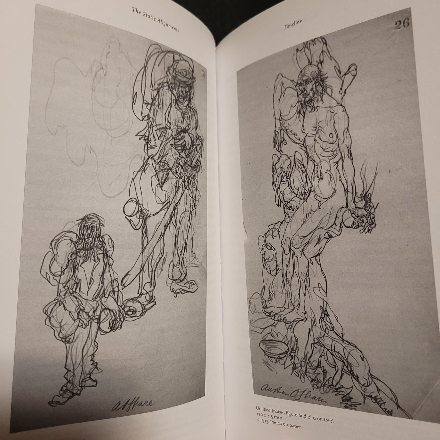 The Static Alignments: Austin Osman Spare's School of Draughtsmanship by Austin Osman Spare, Frank Letchford, Dr William Wallace, Michael Staley, & Stephen Pochin (Jerusalem Press, 2020) Standard Hardback Edition Limited to 500 Copies