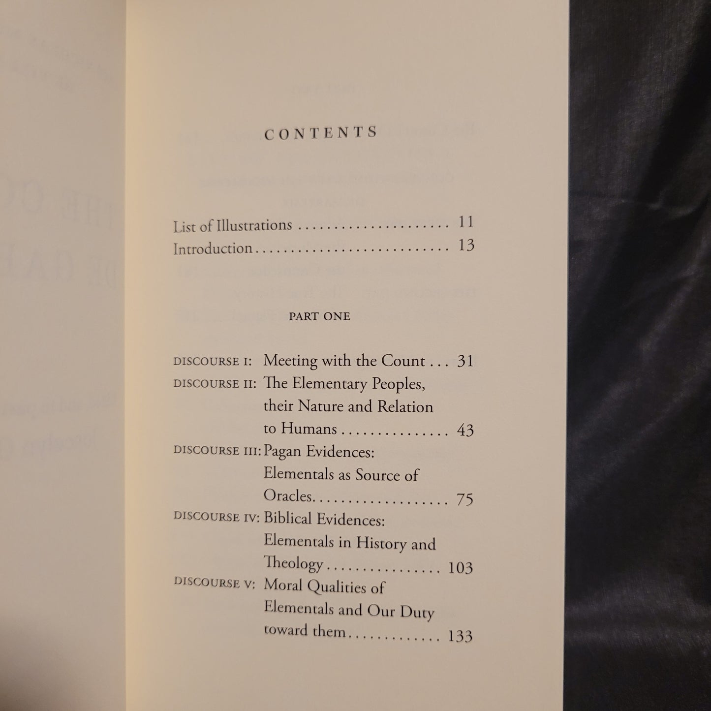 The Comte de Gabalis by Abbé Henri Montfaucon de Villars Edited by Joscelyn Godwin (Black Letter Press, 2024) Hardcover First Edition Limited to 333 Copies