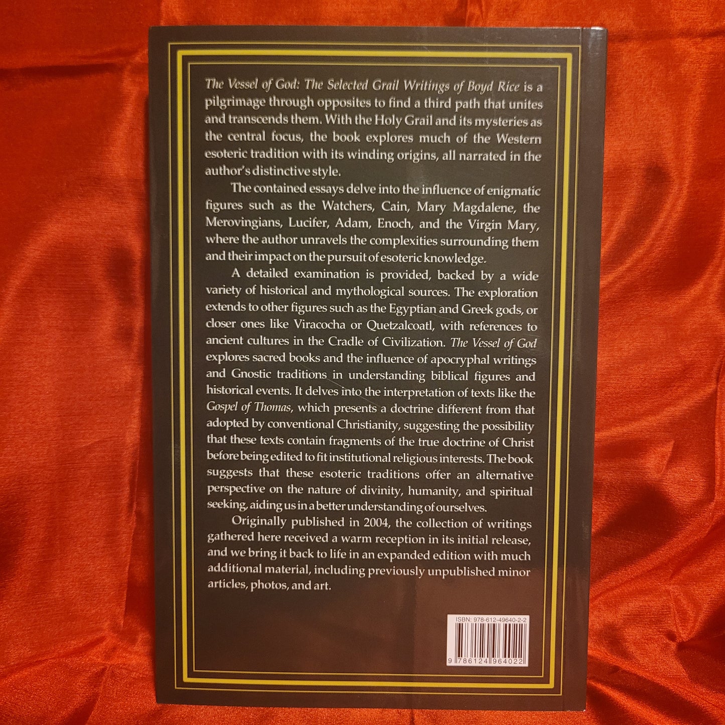 The Vessel of God by Boyd Rice (Manus Sinistra Publishing, 2024) Softcover Edition Limited to 450 Copies