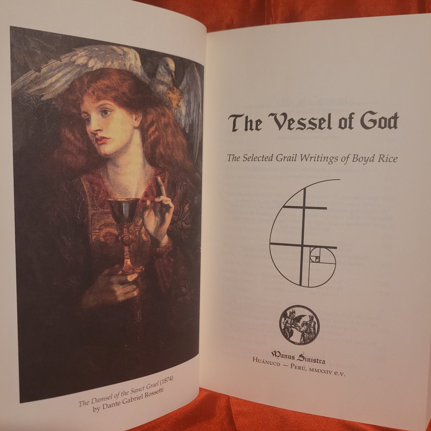 The Vessel of God by Boyd Rice (Manus Sinistra Publishing, 2024) Softcover Edition Limited to 450 Copies