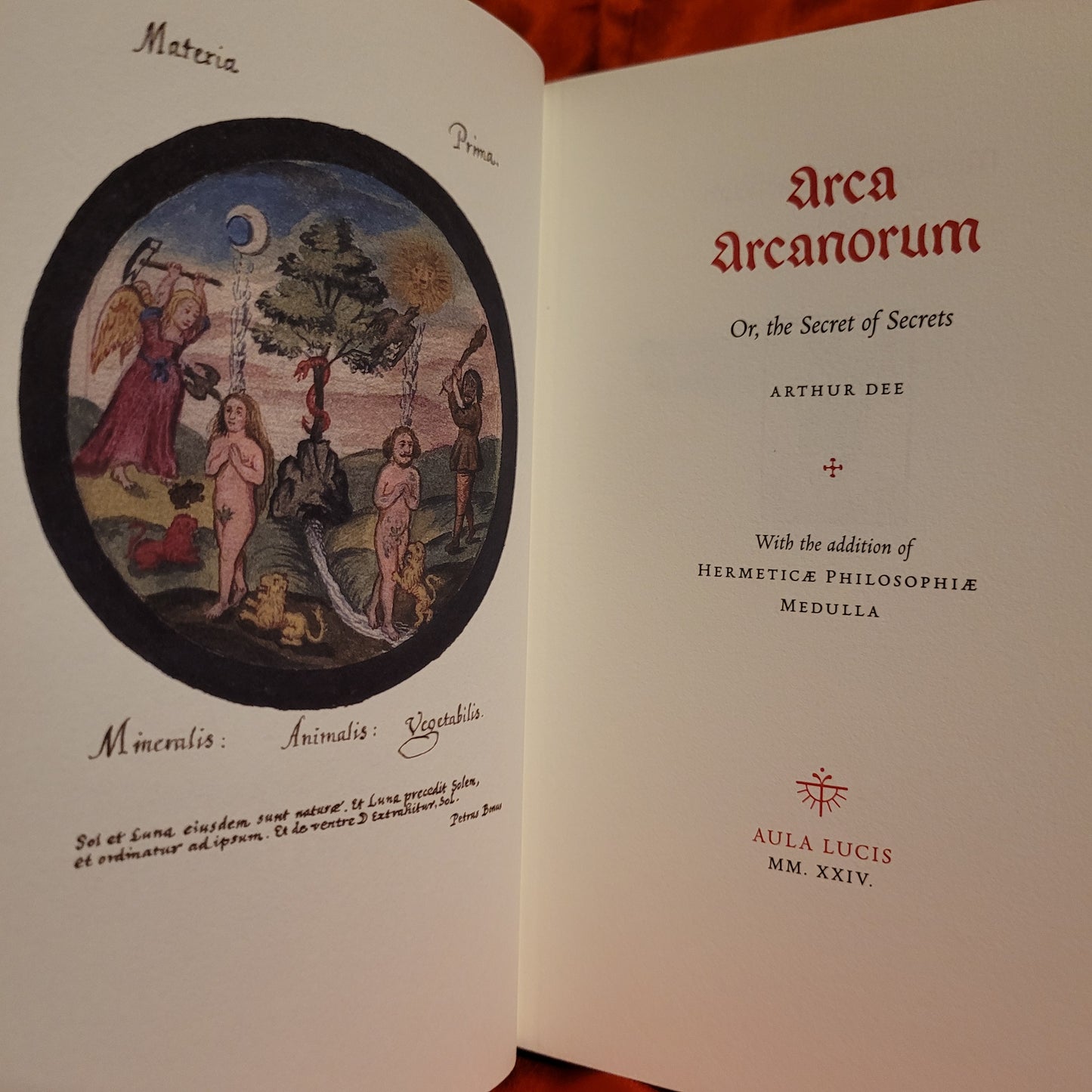 Arca Arcanorum by Arthur Dee (Aula Lucis, 2024) Limited Edition Hardback