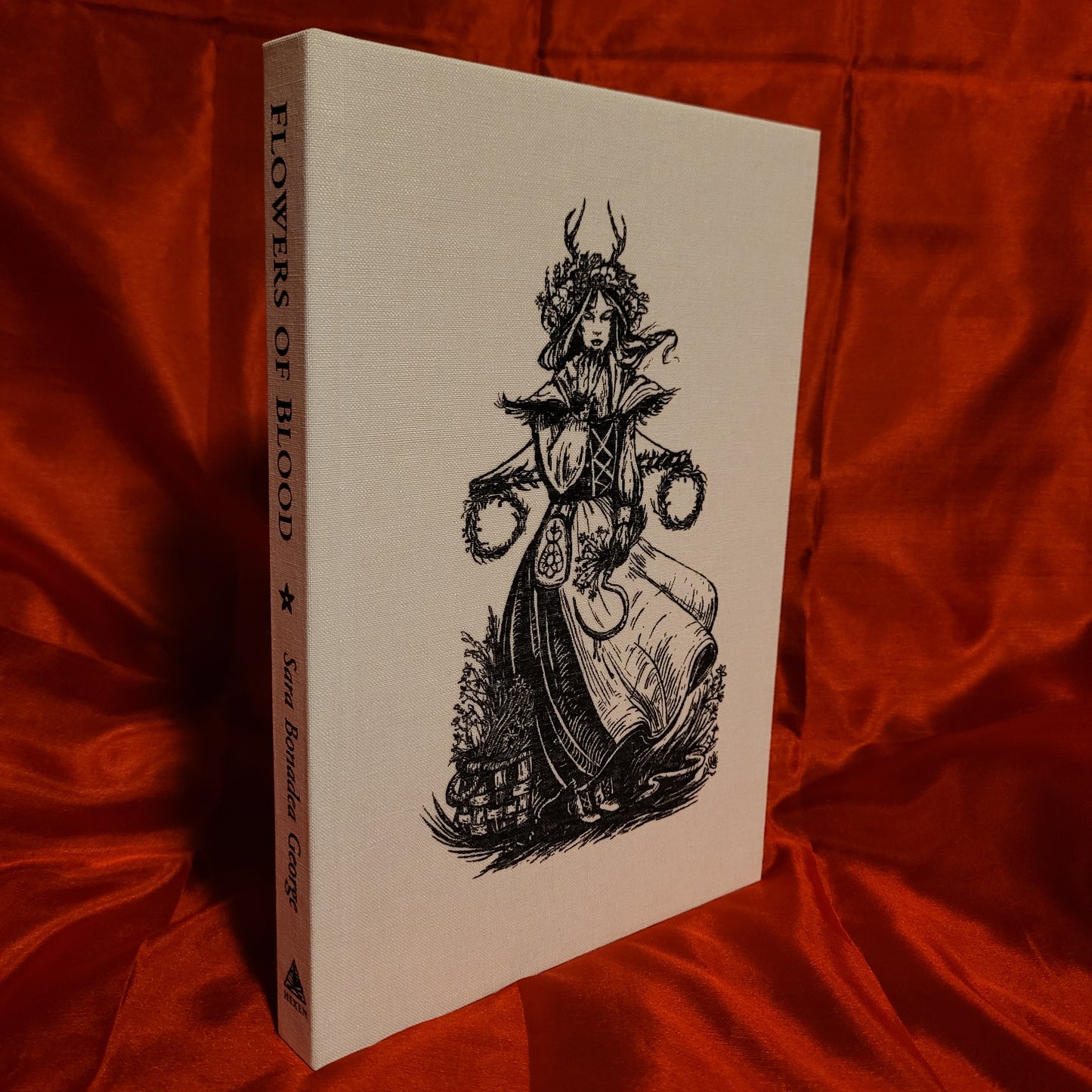 Flowers of Blood: Plants in Swedish Folklore by Sara Bonadea George (Hexen Press, 2024) Cloth Hardcover Limited to 250 Copies