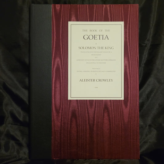 Goetia of Solomon the King edited, annotated, and introduced by Aleister Crowley (Hellfire Club Books) Limited to 250 copies