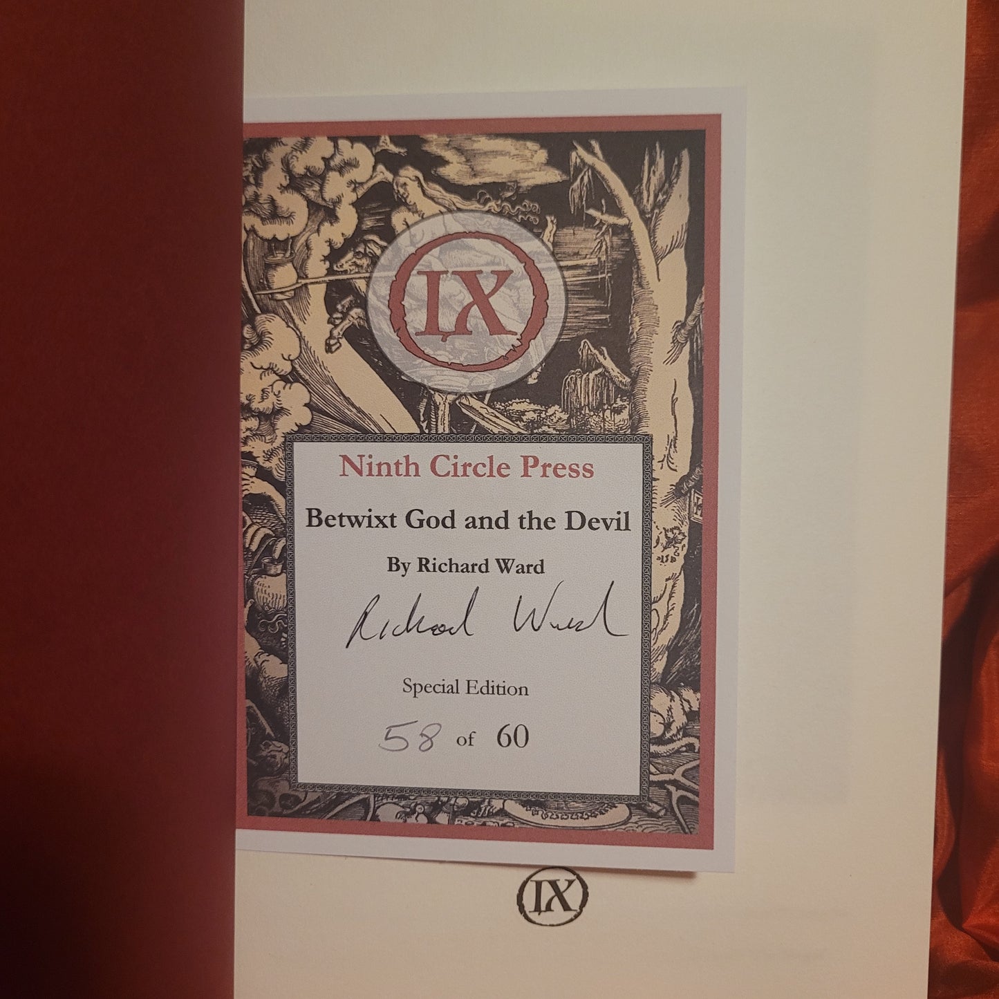 Betwixt God and the Devil: Inquiries into Essex Magic from  the 16th Century to the Present Day by Richard Ward (Ninth Circle Press, 2024) Special Edition