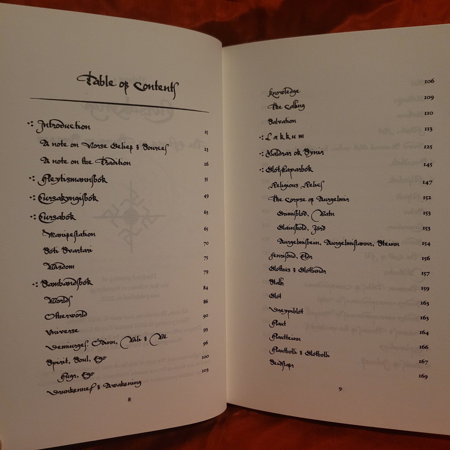 THURSAKYNGI Vol I: The Essence of Thursian Sorcery by Ekortu (Ixaxaar, 2022)3rd Printing Hardcover