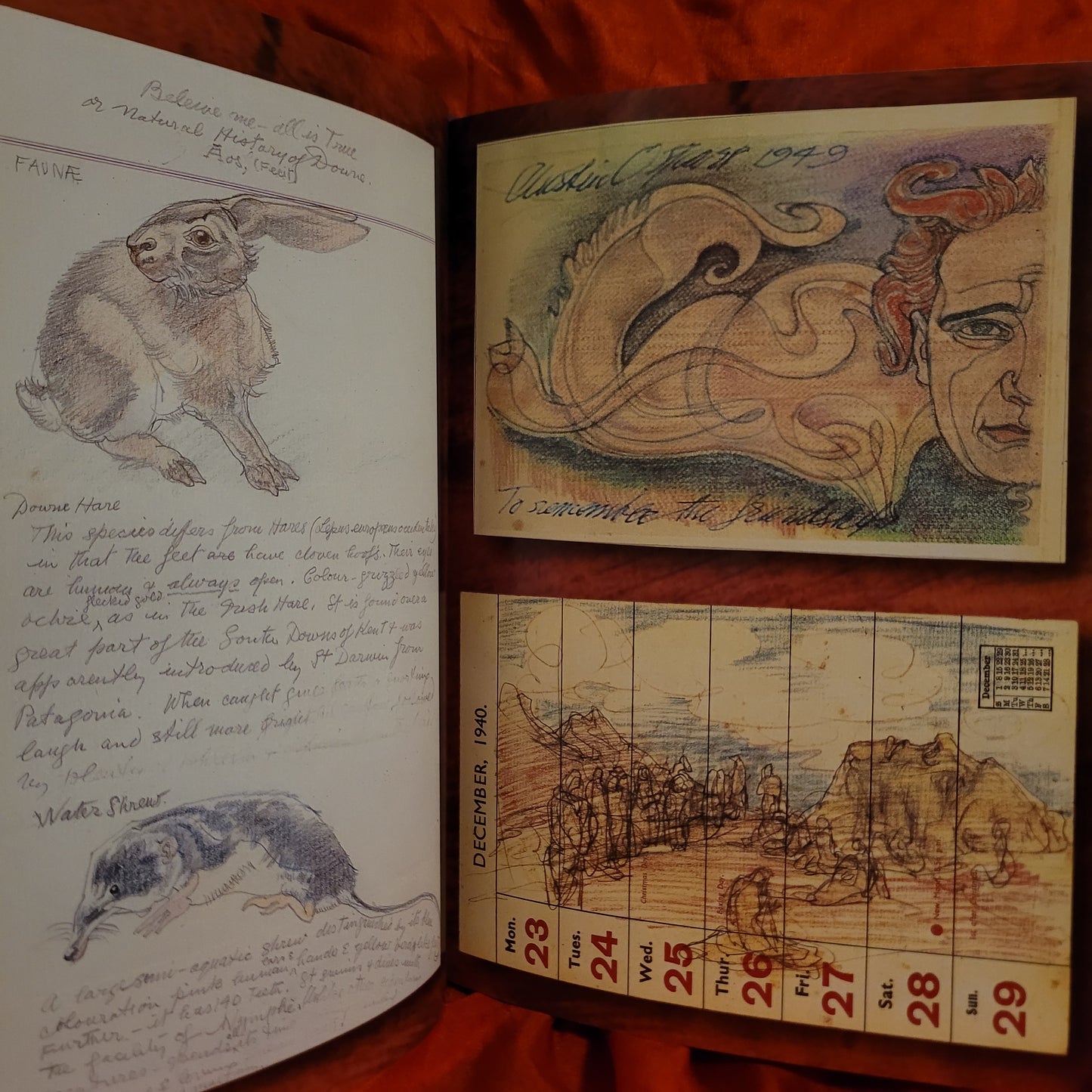 Zos Speaks! Encounter with Austin Osman Spare edited by Kenneth & Steffi Grant (Fulgur Press, 1998) Binder's Proof of the Deluxe Edition
