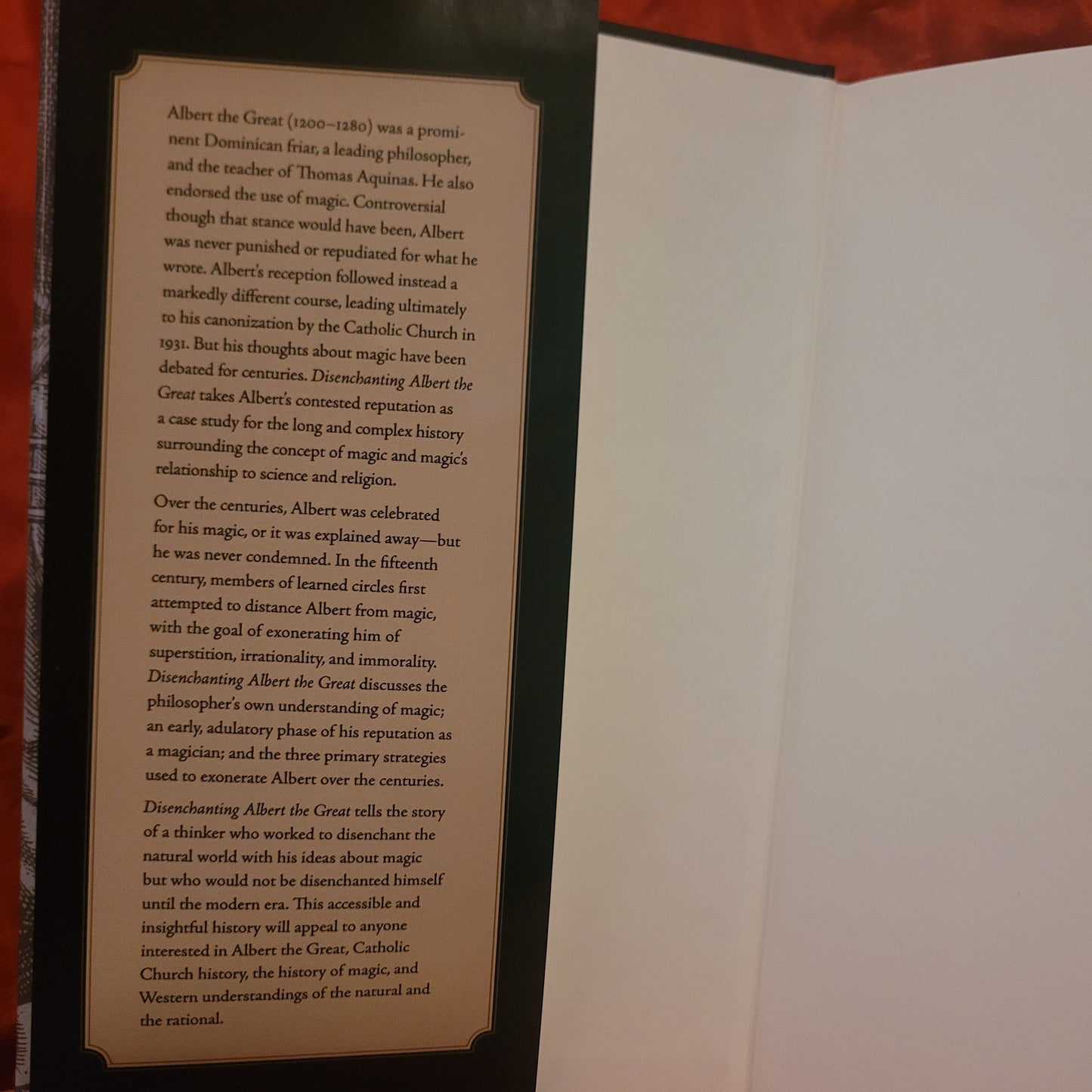 Disenchanting Albert the Great: The Life and Afterlife of a Medieval Magician by David J. Collins, S.J. (The Pennsylvania State University Press, 2024) Hardcover
