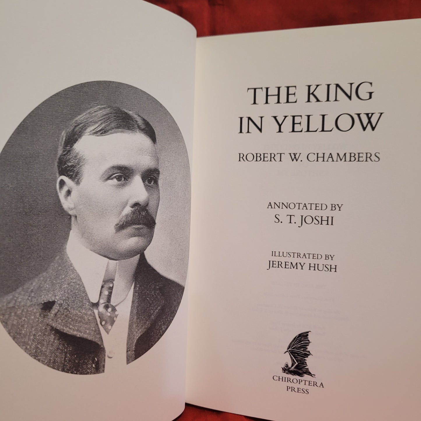 The King in Yellow by Robert W. Chambers (Chiroptera Press, 2026) Hardcover