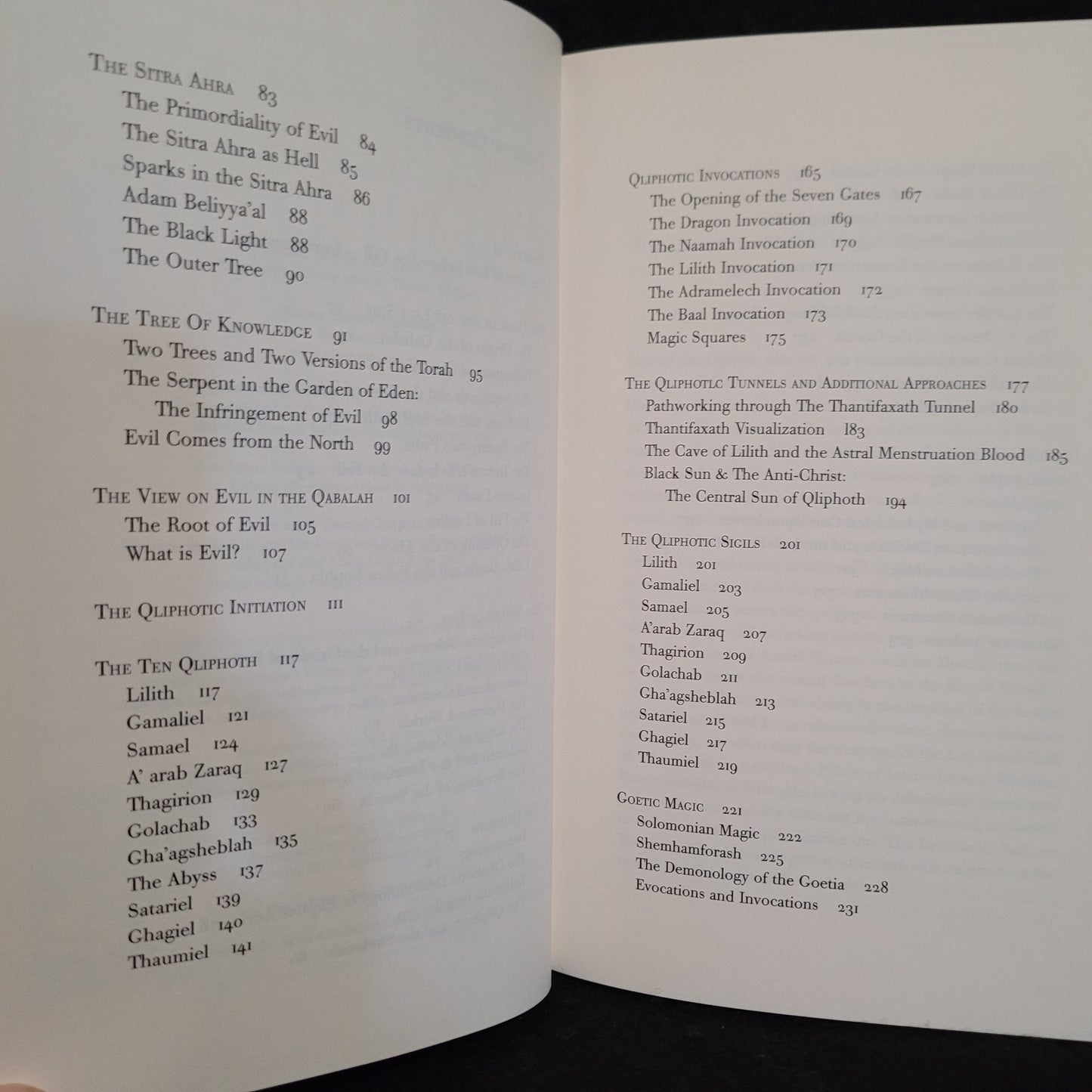 Qabalah, Qliphoth and Goetic Magic by Thomas Karlsson (Manus Sinistra Publishing, 2024) Softcover Edition