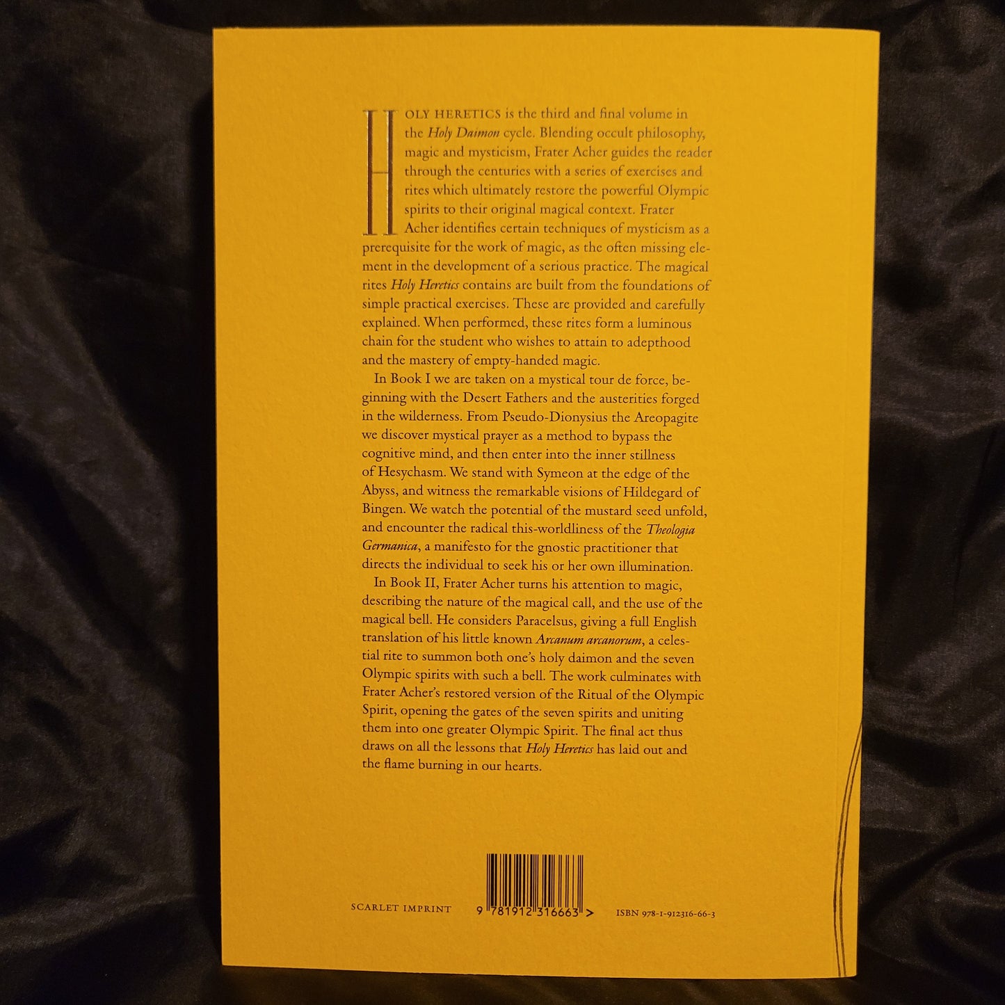 Holy Heretics by Frater Acher (Scarlet Imprint, 2022) Paperback Edition