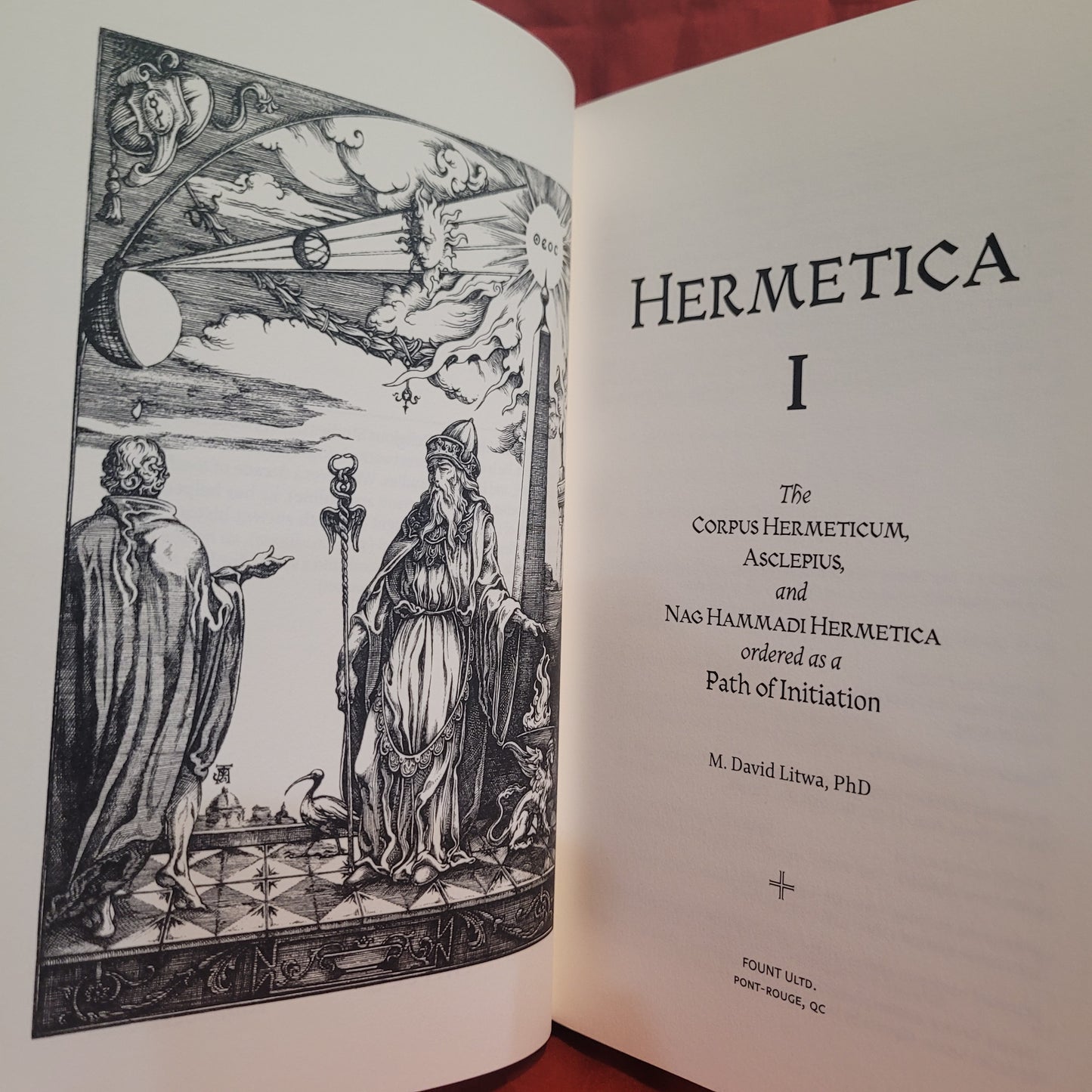 Hermetica I by M. David Litwa (Fount Ultd., 2026) Premium Hardcover Edition