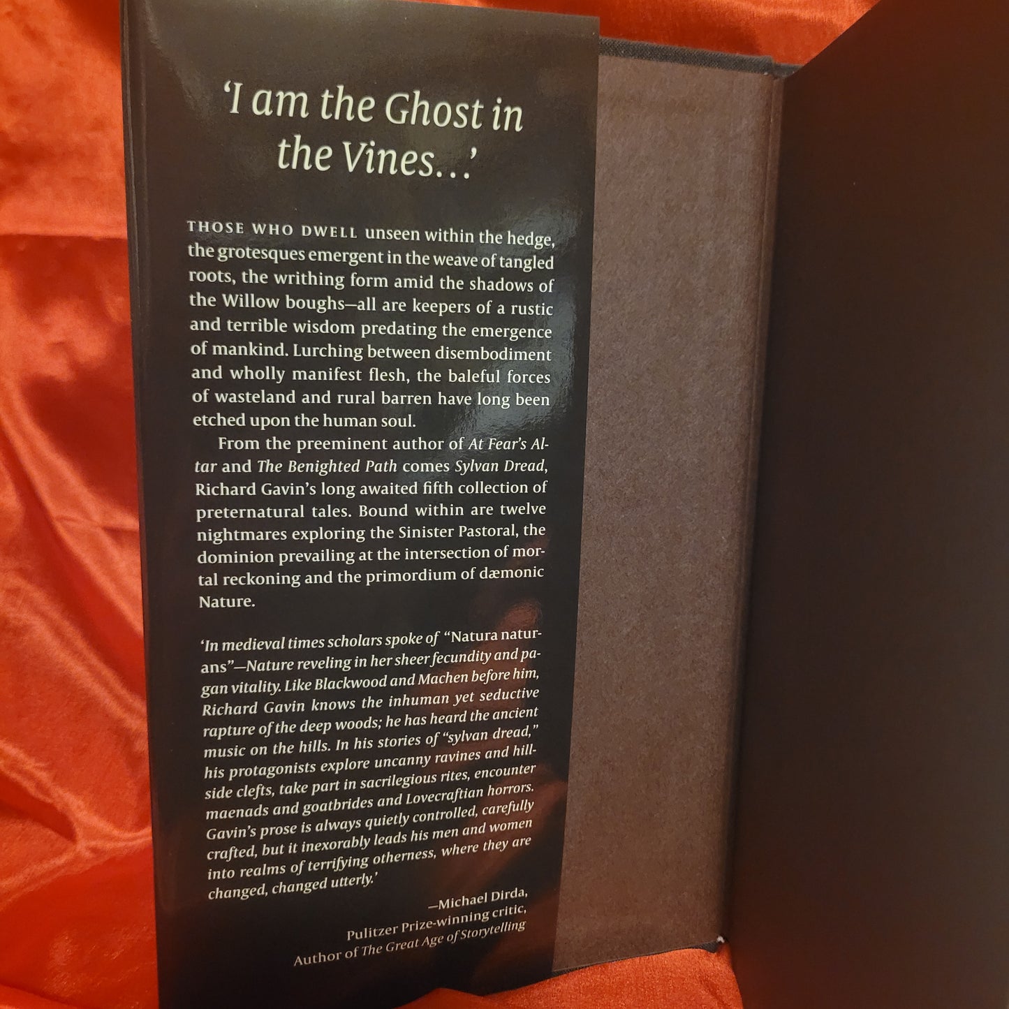 Sylvan Dread: Tales of Pastoral Darknesss by Richard Gavin (Three Hands Press, 2016) Limited Edition Hardcover