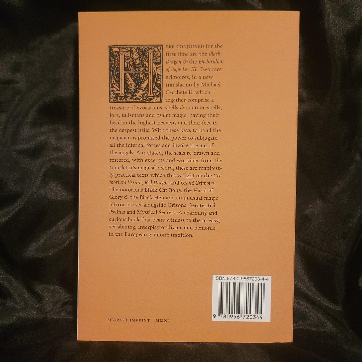 Crossed Keys: The Black Dragon and The Enchiridion of Pope Leo III by Michael Cecchetelli (Scarlet Imprint, 2011) Paperback