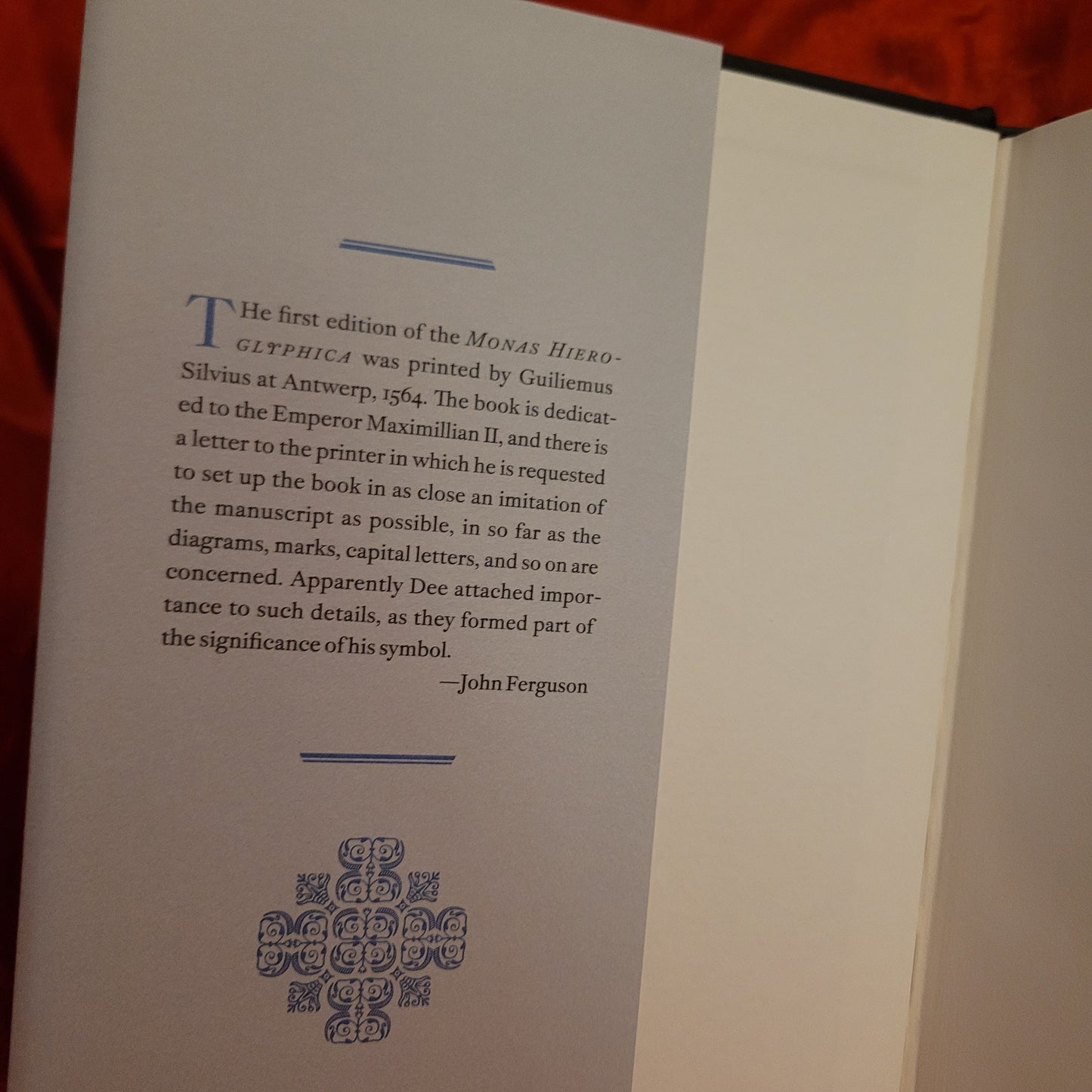Monas Hieroglyphica by John Dee (Ouroboros Press, 2021) Limited Edition Hardcover