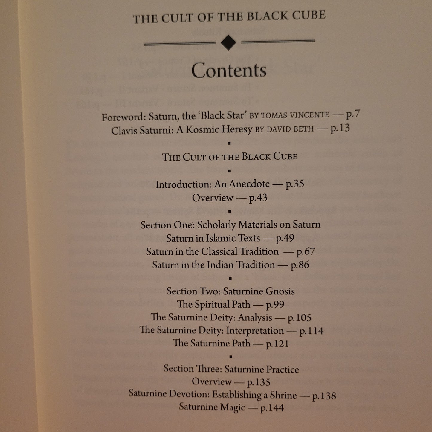 The Cult of the Black Cube: A Saturnian Grimoire by Arthur Moros (Theion Publishing, 2025) Fourth Edition Cloth Hardcover