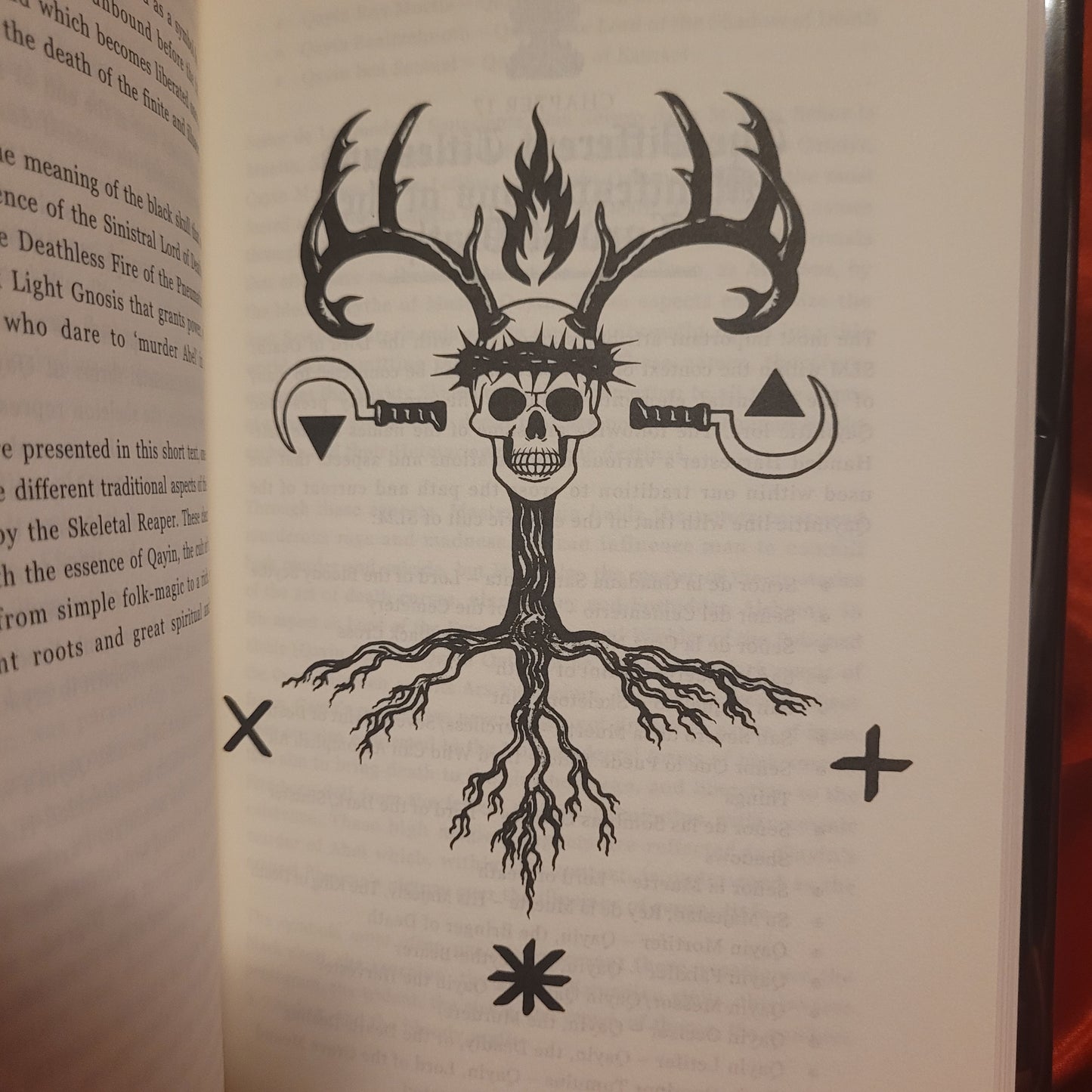 Liber Falxifer: The Book of the Left-Handed Reaper by N.A-A.218 (Ixaxaar Occult Literature, 2010) Limited Edtion Hardcover