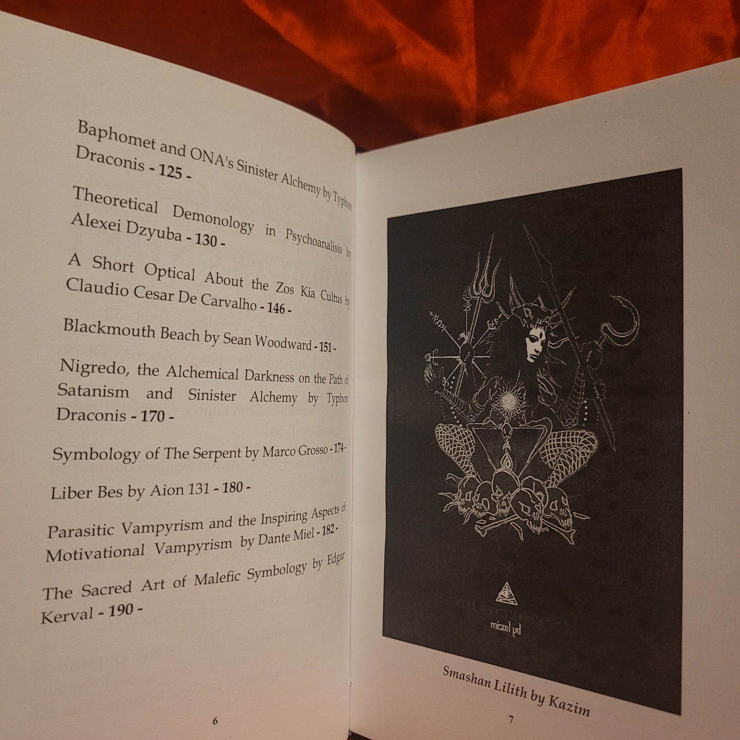 Qliphoth Opus II: Flesh Totem and Masked Bones edited by Edgar Kerval (Sirius Limited Esoterica) Standard Hardcover Edition