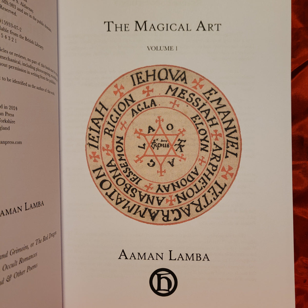 The Magical Art: Wellcome MS.983, L’Art Magique Translated by Aaman Lamba (Hadean Press, 2024) Softcover