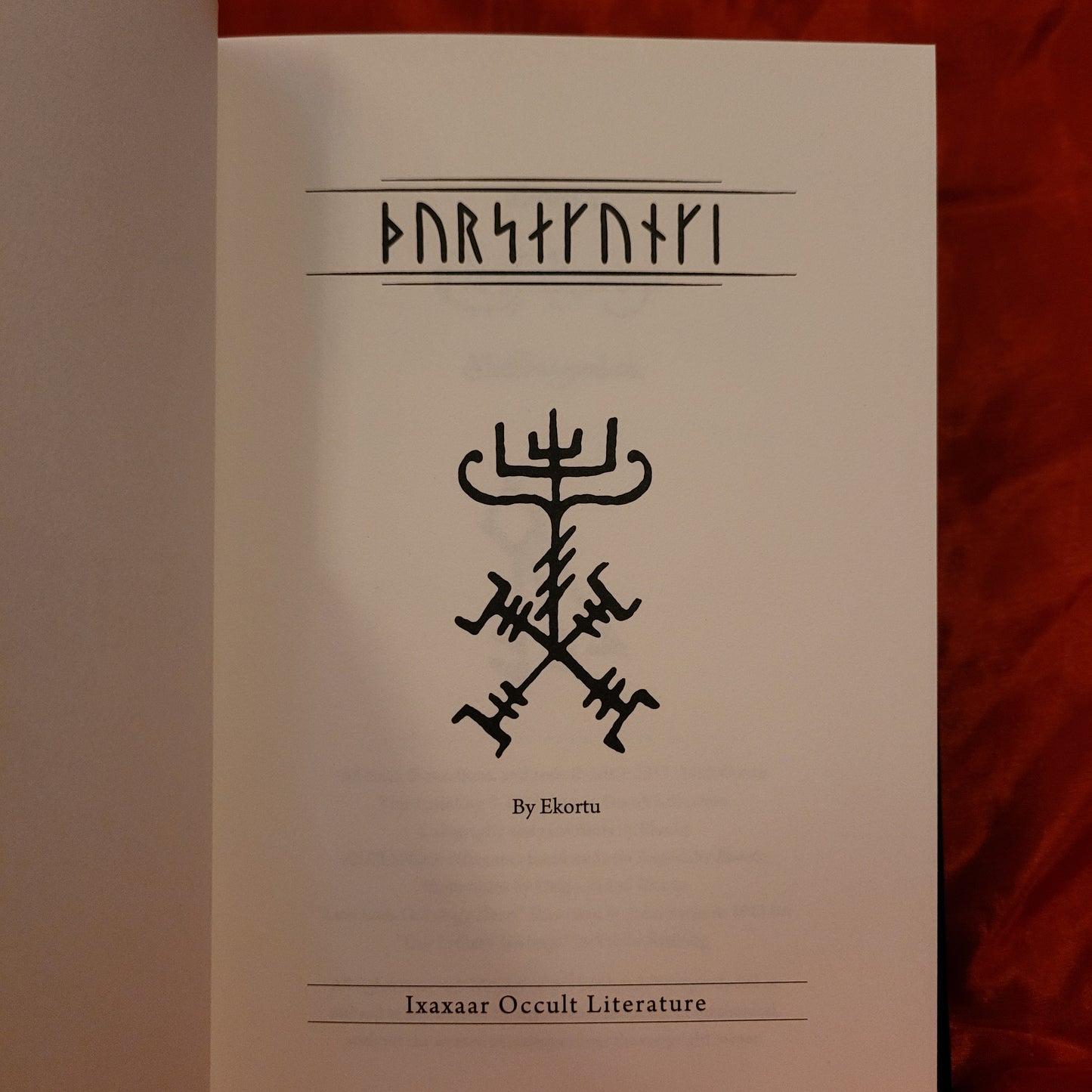 Gullveigarbók by Ekortu (Ixaxaar Occult Literature, 2025) Regular Hardcover Edition Limited to 600 Copies