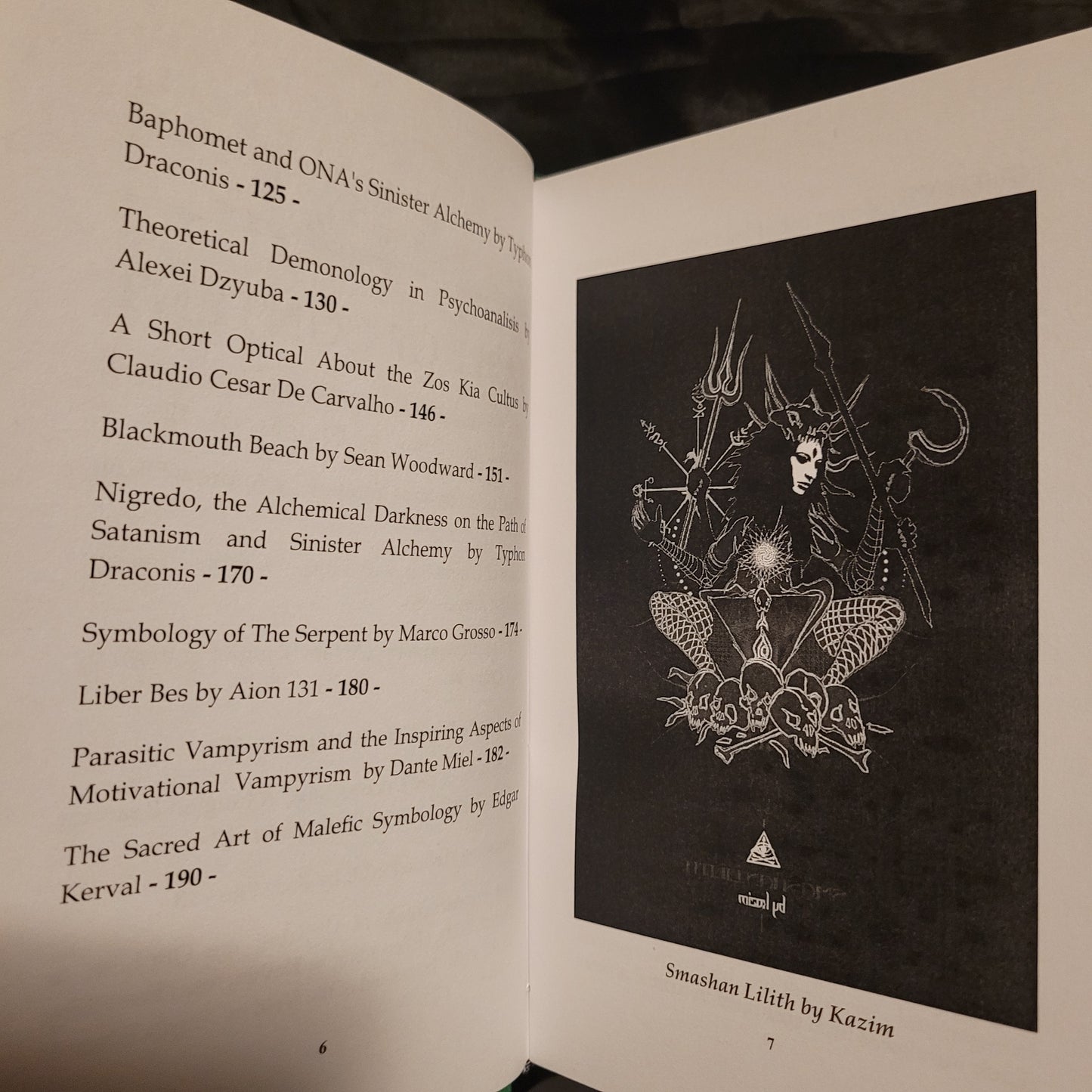 Qliphoth Journal “Flesh Totem and Masked Bones” Volume II edited by Edgar Kerval (Sirius Limited Esoterica) Deluxe Edition