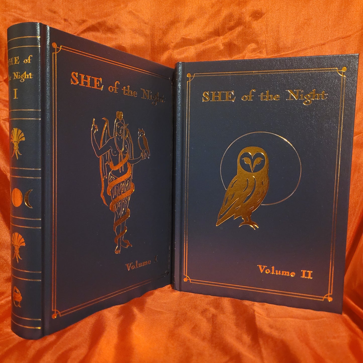 She of the Night by Idlu Lili Regulus (Theion Publishing, 2025) Fine Hardcover Edition Volumes I and II