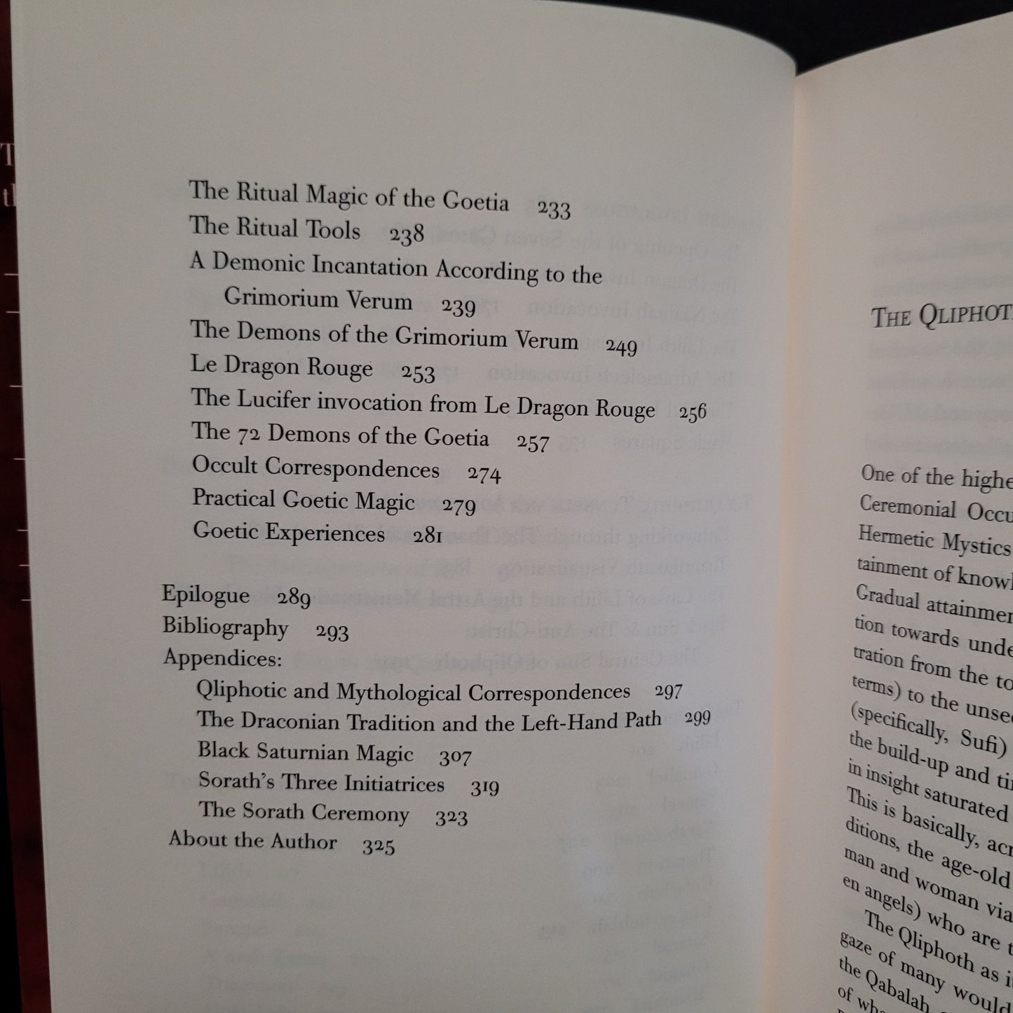 Qabalah, Qliphoth and Goetic Magic by Thomas Karlsson (Manus Sinistra Publishing, 2024) Softcover Edition
