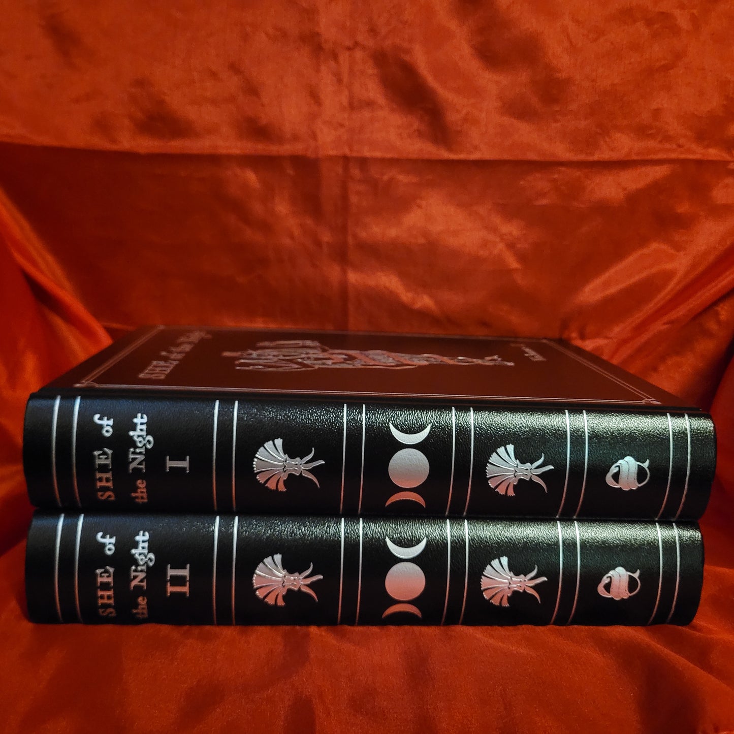 She of the Night, 2nd Edition by Idlu Lili Regulus (Theion Publishing, 2025) Fine Hardcover Edition Volumes I and II