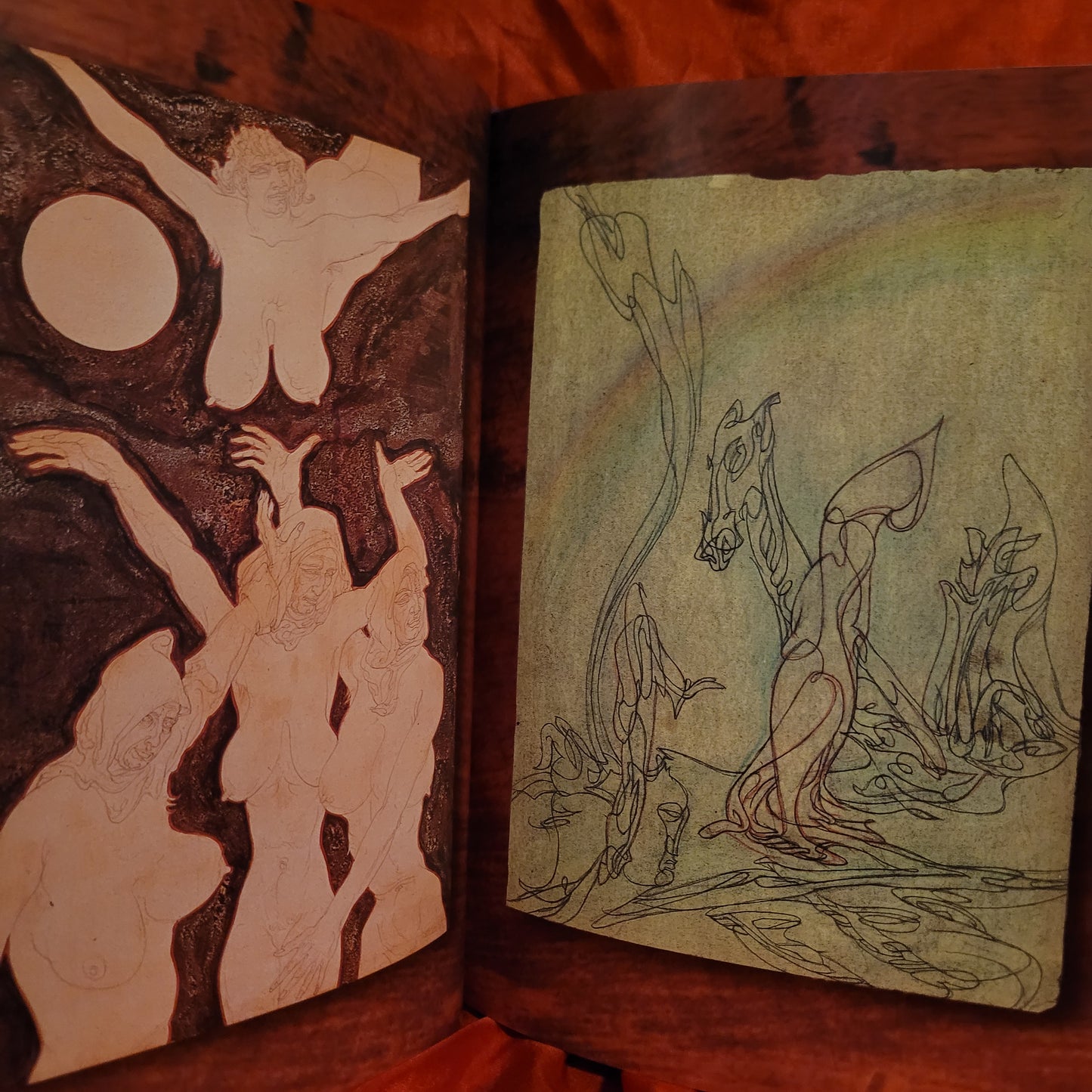 Zos Speaks! Encounter with Austin Osman Spare edited by Kenneth & Steffi Grant (Fulgur Press, 1998) Binder's Proof of the Deluxe Edition