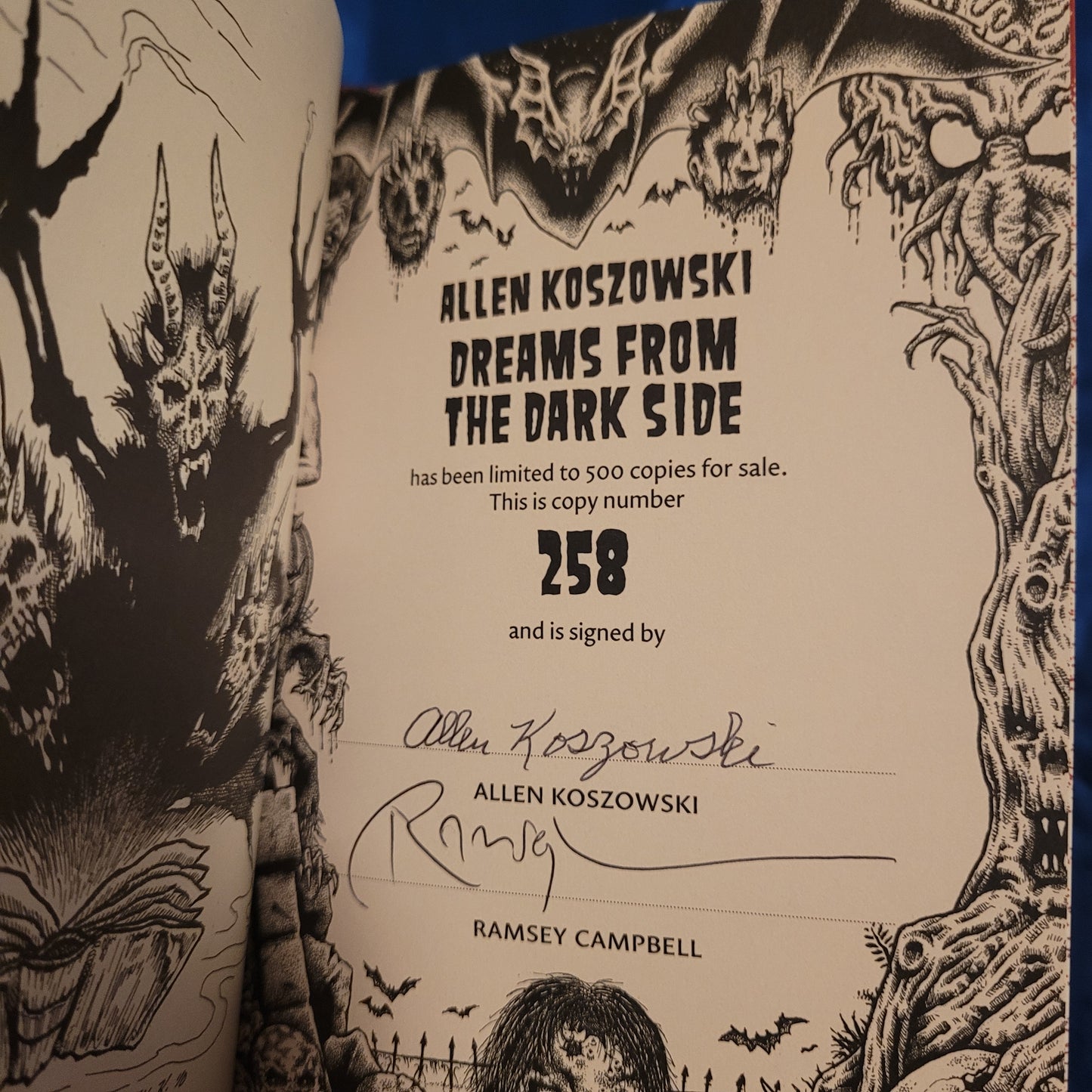 Dreams from the Dark Side by Allen Koszowski (Centipede Press, 2022) Hardcover