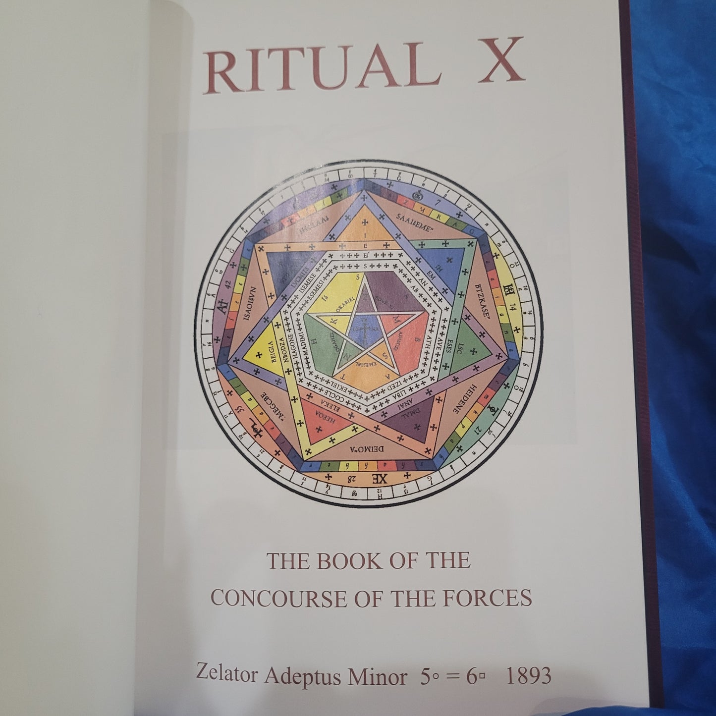 RITUAL X: Being the First Ever Complete Publication of the Golden Dawn’s Inner Order Enochian Paper (Hell Fire Club Books) Limited Edition Hardcover