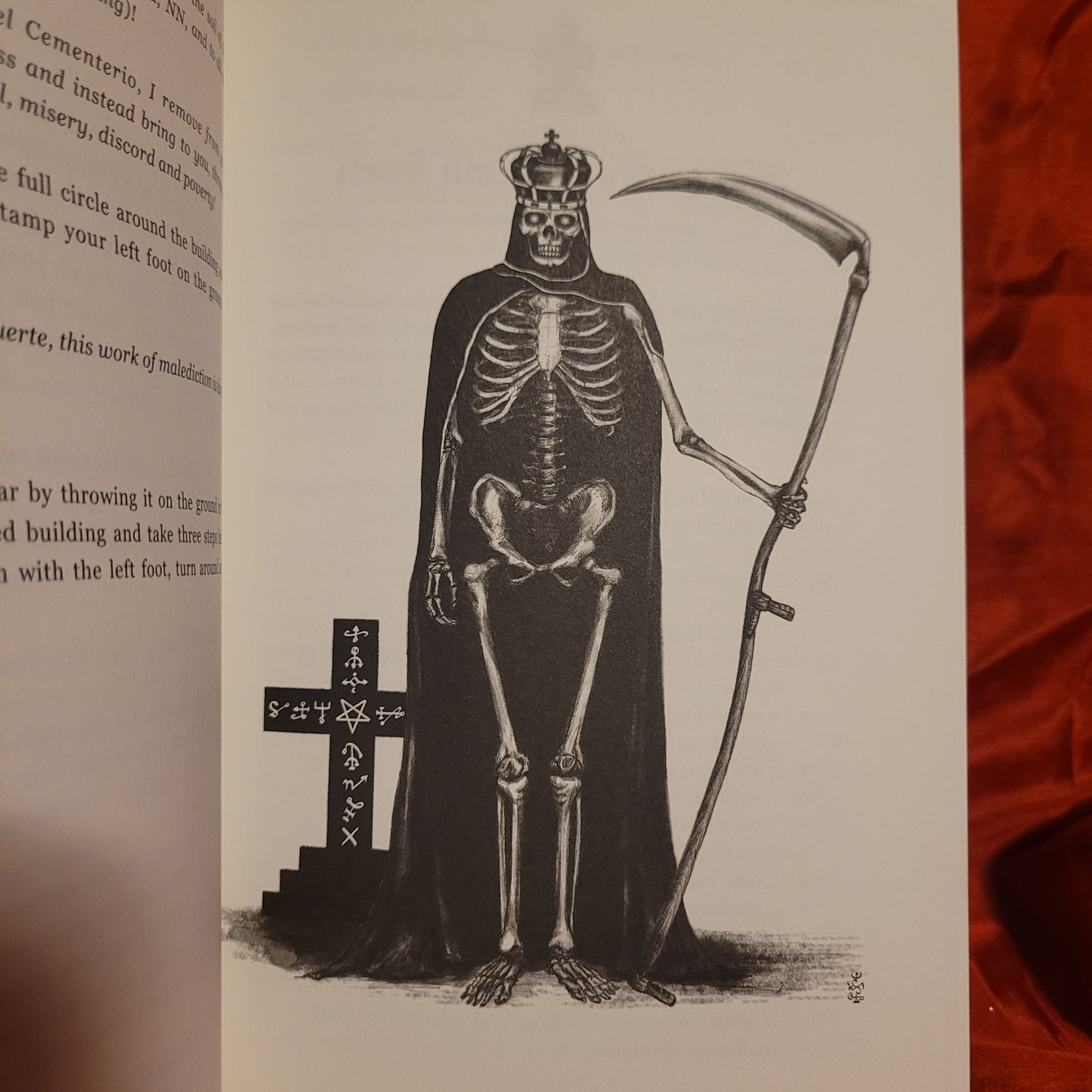 Liber Falxifer: The Book of the Left-Handed Reaper by N.A-A.218 (Ixaxaar Occult Literature, 2021) Limited Edtion Hardcover