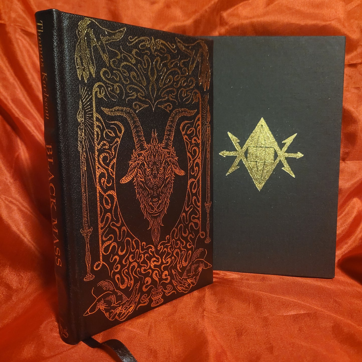 Black Mass: The Sabbatic Tradition of Shaitan & the Sexual Sorcery of the Qliphotic Dark Paths by Thomas Karlsson (Manus Sinistra, 2024) Deluxe Second Edition