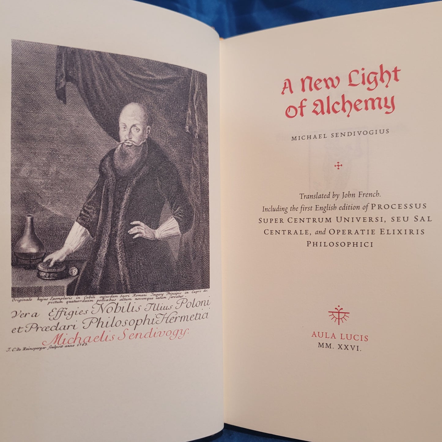 A New Light of Alchemy by Michael Sendivogius (Aula Lucis, 2026) Classic Hardback Edition