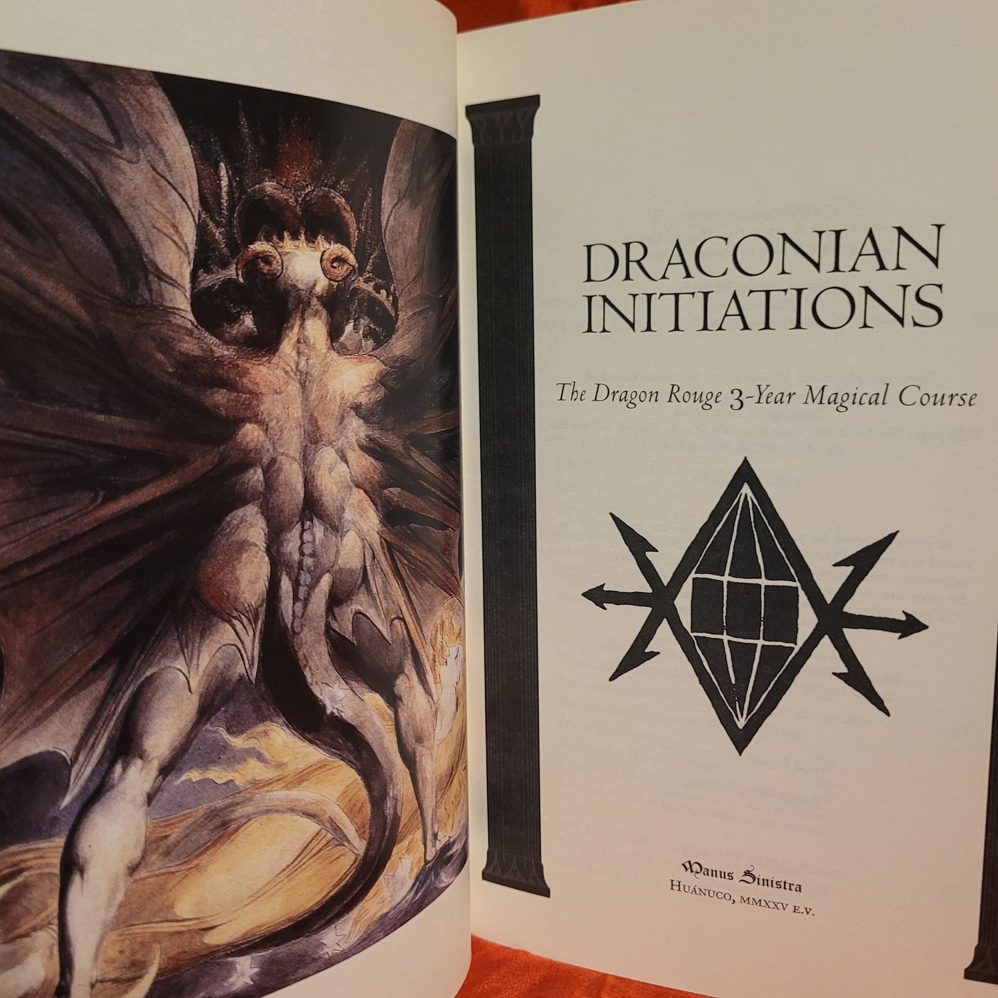 Draconian Initiations: The Dragon Rouge Magical Courses by Thomas Karlsson (Manus Sinistra, 2025) Paperback
