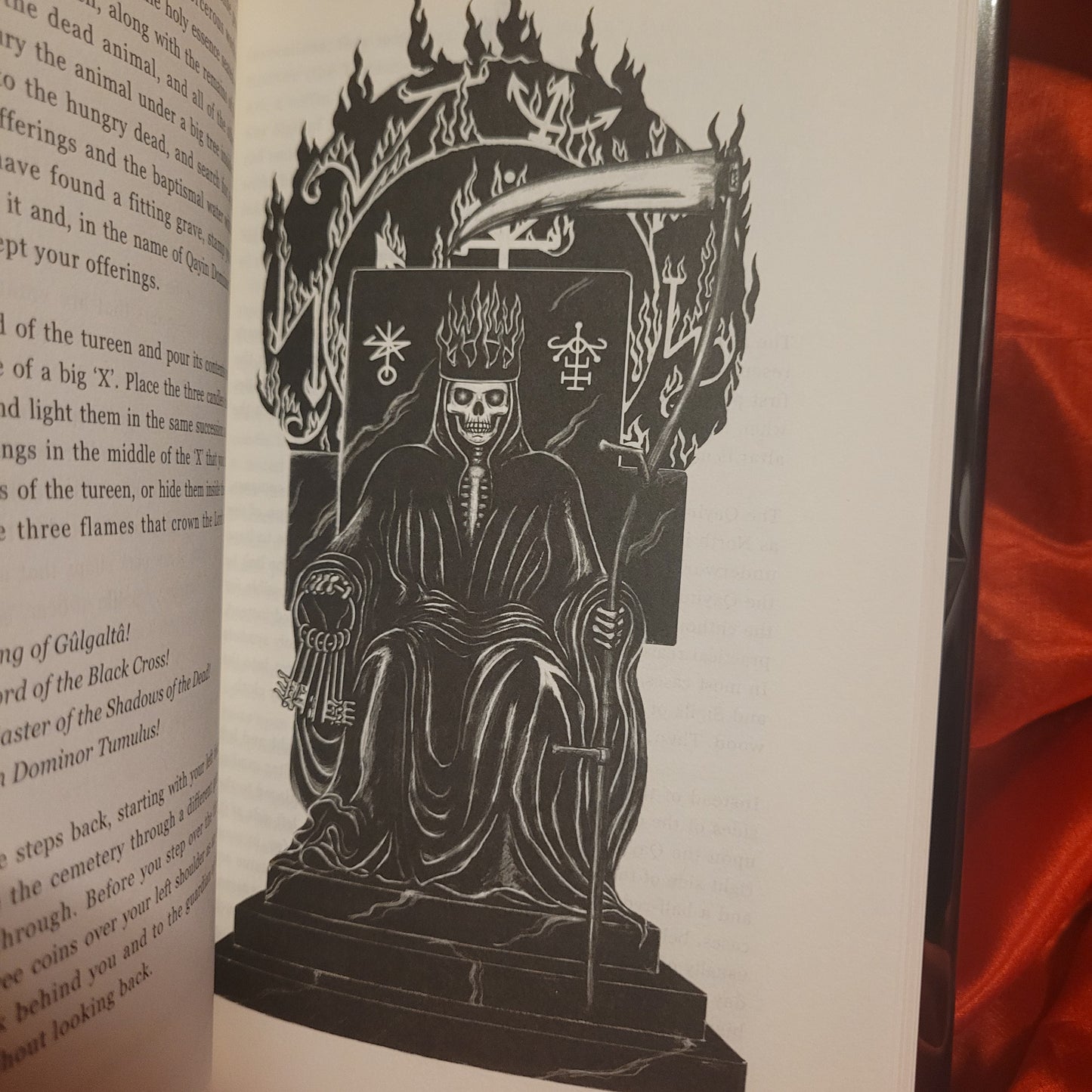 Liber Falxifer: The Book of the Left-Handed Reaper by N.A-A.218 (Ixaxaar Occult Literature, 2010) Limited Edtion Hardcover