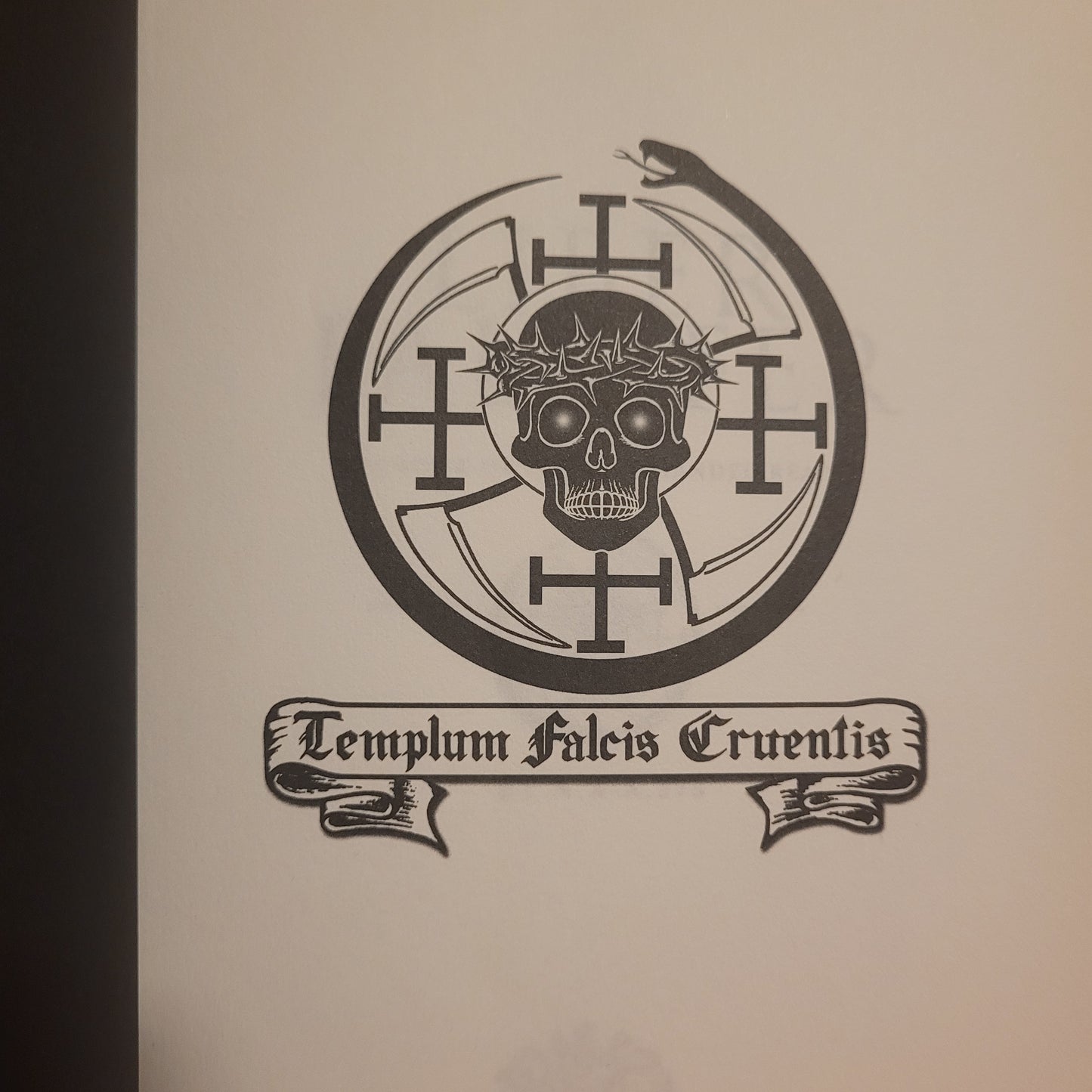 Liber Falxifer: The Book of the Left-Handed Reaper by N.A-A.218 (Ixaxaar Occult Literature, 2010) Limited Edtion Hardcover