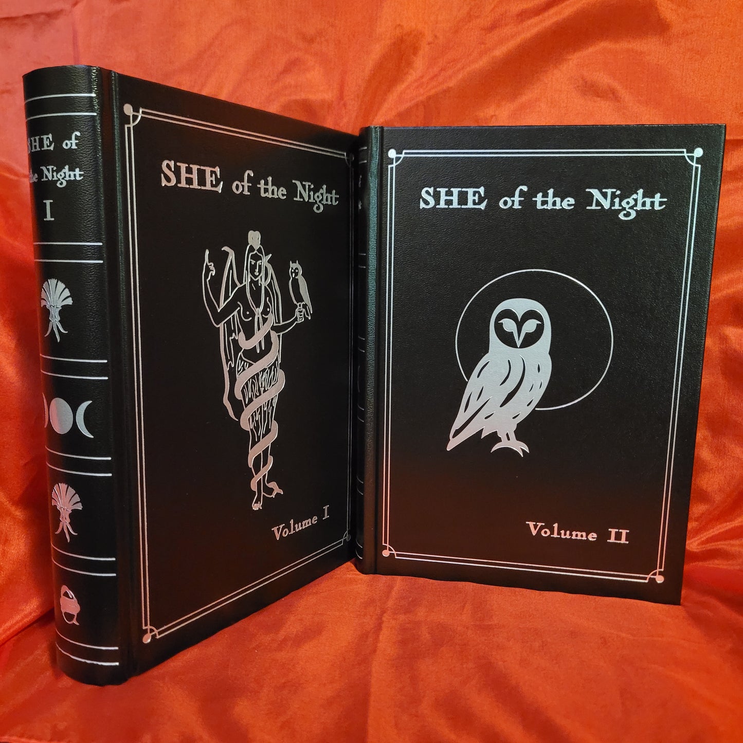 She of the Night, 2nd Edition by Idlu Lili Regulus (Theion Publishing, 2025) Fine Hardcover Edition Volumes I and II