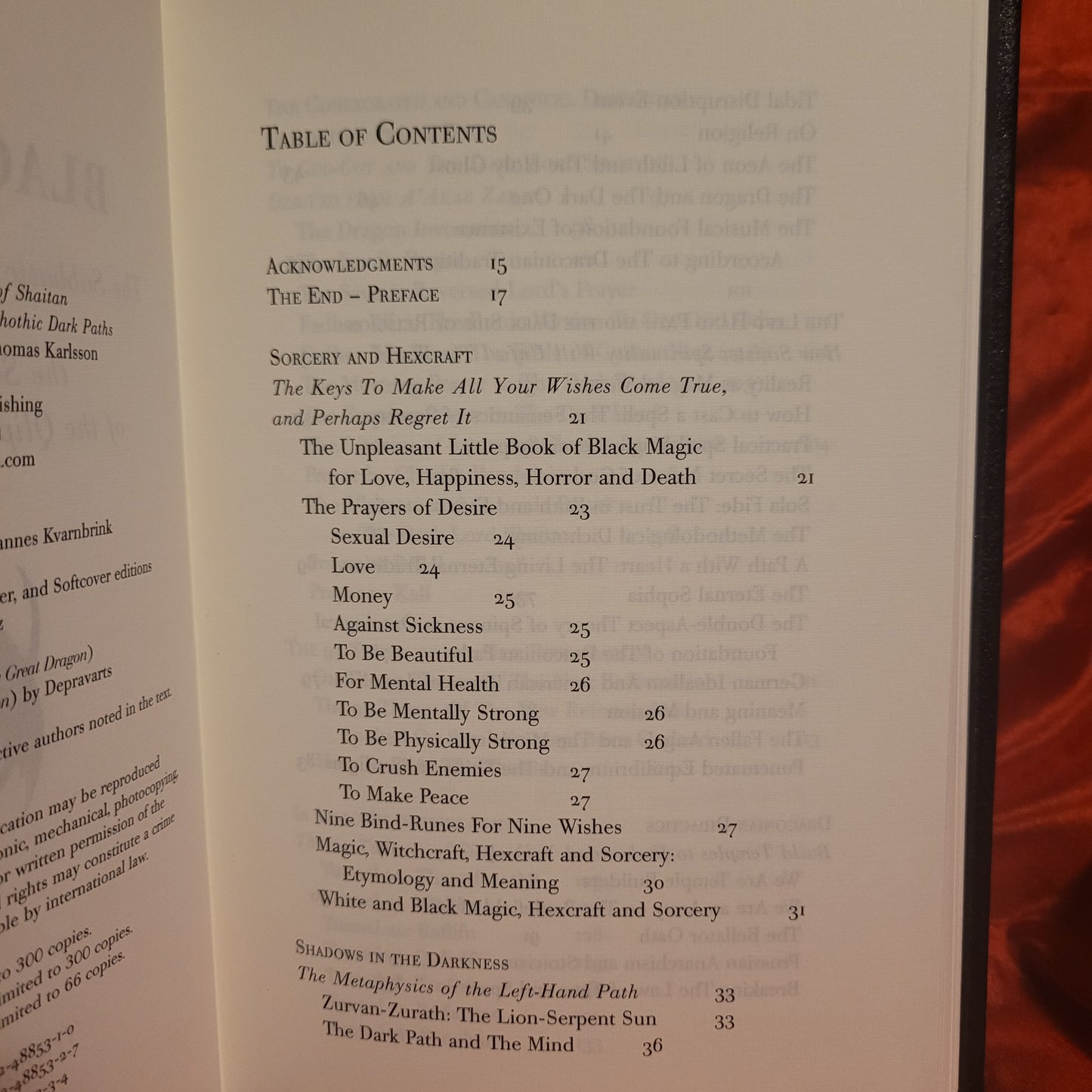 Black Mass: The Sabbatic Tradition of Shaitan & the Sexual Sorcery of the Qliphotic Dark Paths by Thomas Karlsson (Manus Sinistra, 2024) Deluxe Second Edition