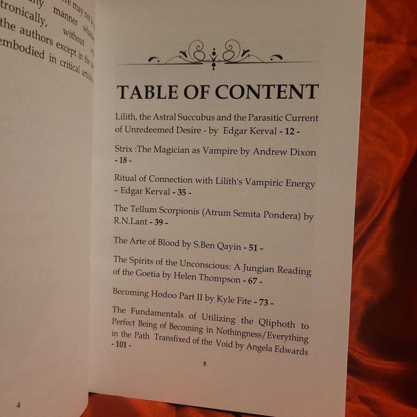 Qliphoth Opus II: Flesh Totem and Masked Bones edited by Edgar Kerval (Sirius Limited Esoterica) Standard Hardcover Edition