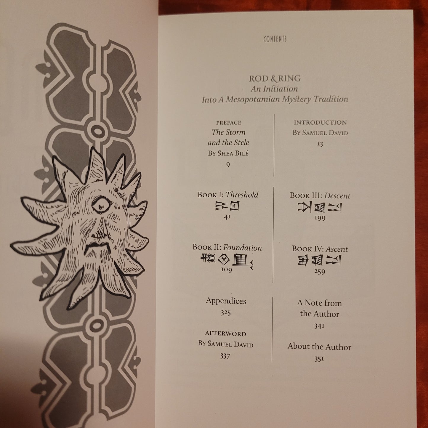 Rod & Ring: An Initiation Into A Mesopotamian Mystery Tradition by Samuel David (Anathema Publishing, 2025) Paperback