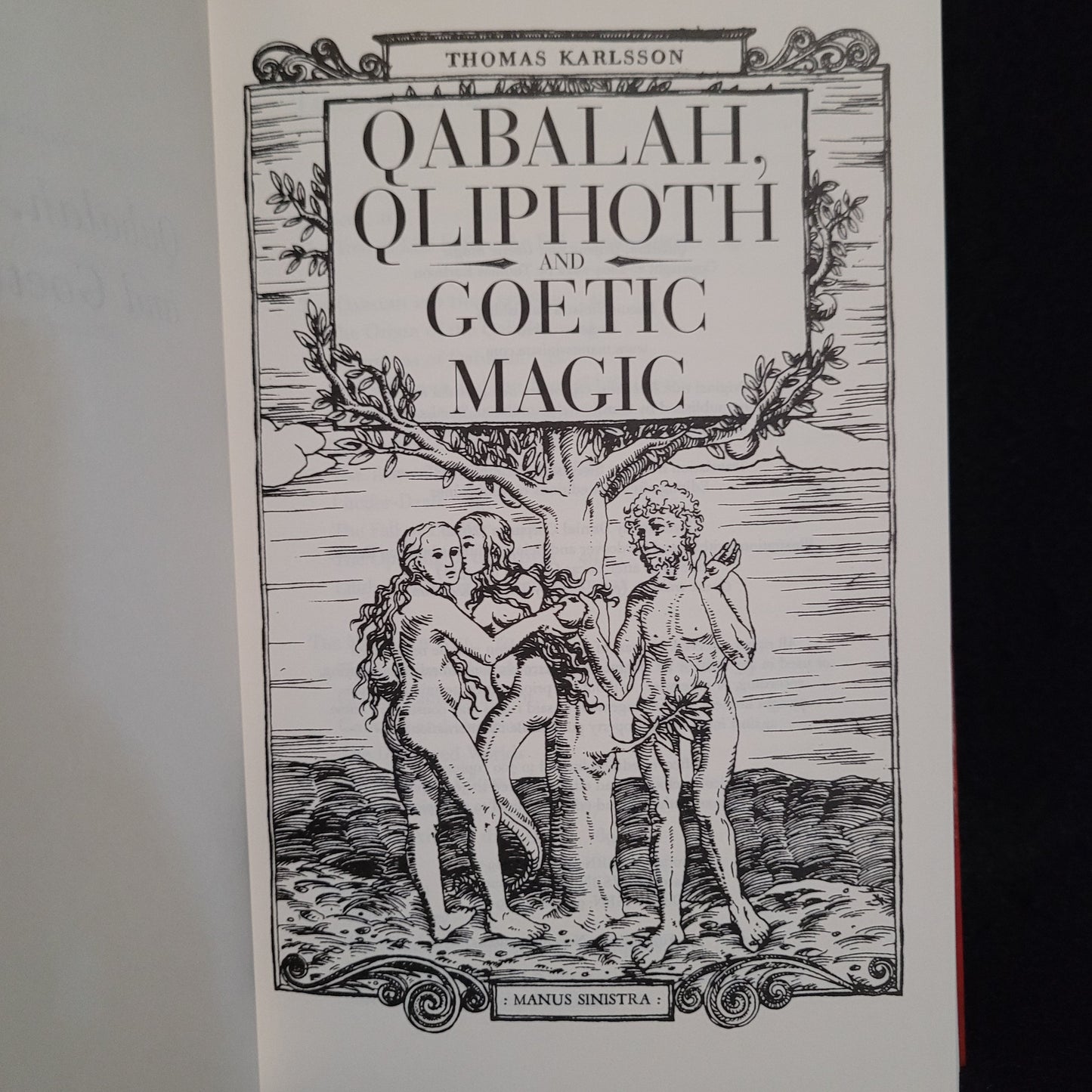 Qabalah, Qliphoth and Goetic Magic by Thomas Karlsson (Manus Sinistra Publishing, 2024) Softcover Edition